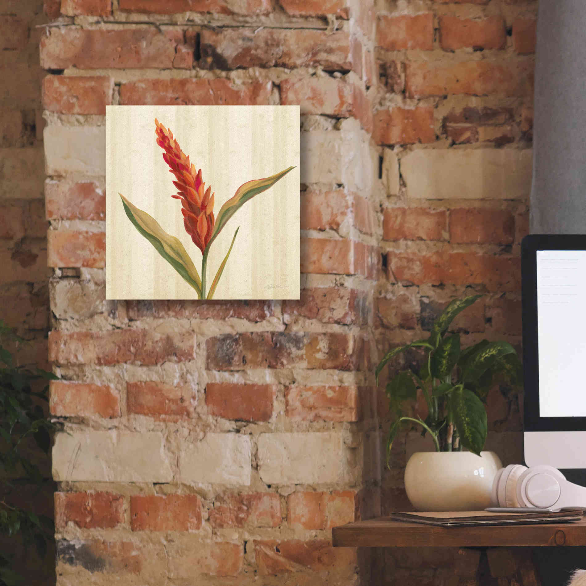 'Tropical Garden II' by Silvia Vassileva, Canvas Wall Art,12 x 12