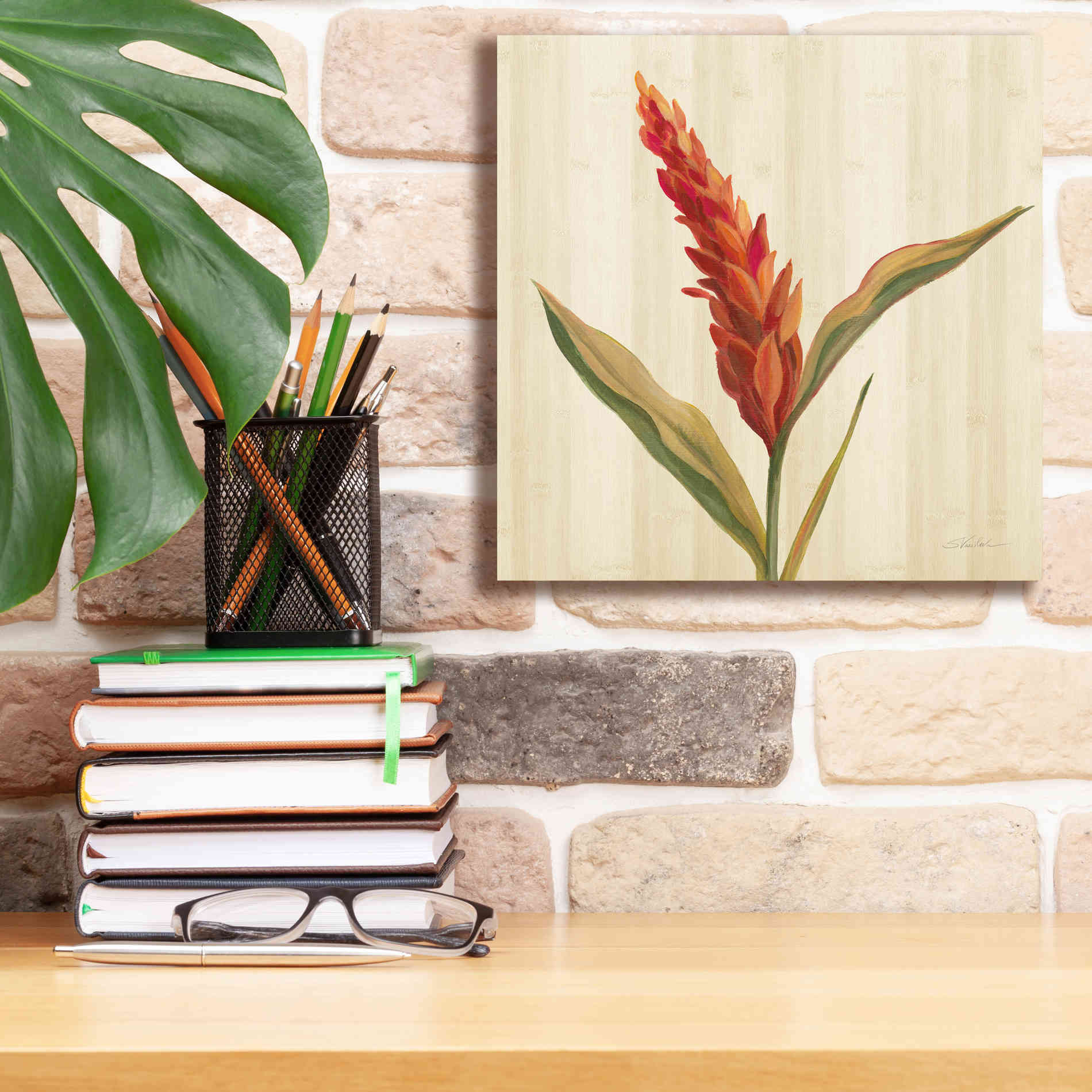 'Tropical Garden II' by Silvia Vassileva, Canvas Wall Art,12 x 12