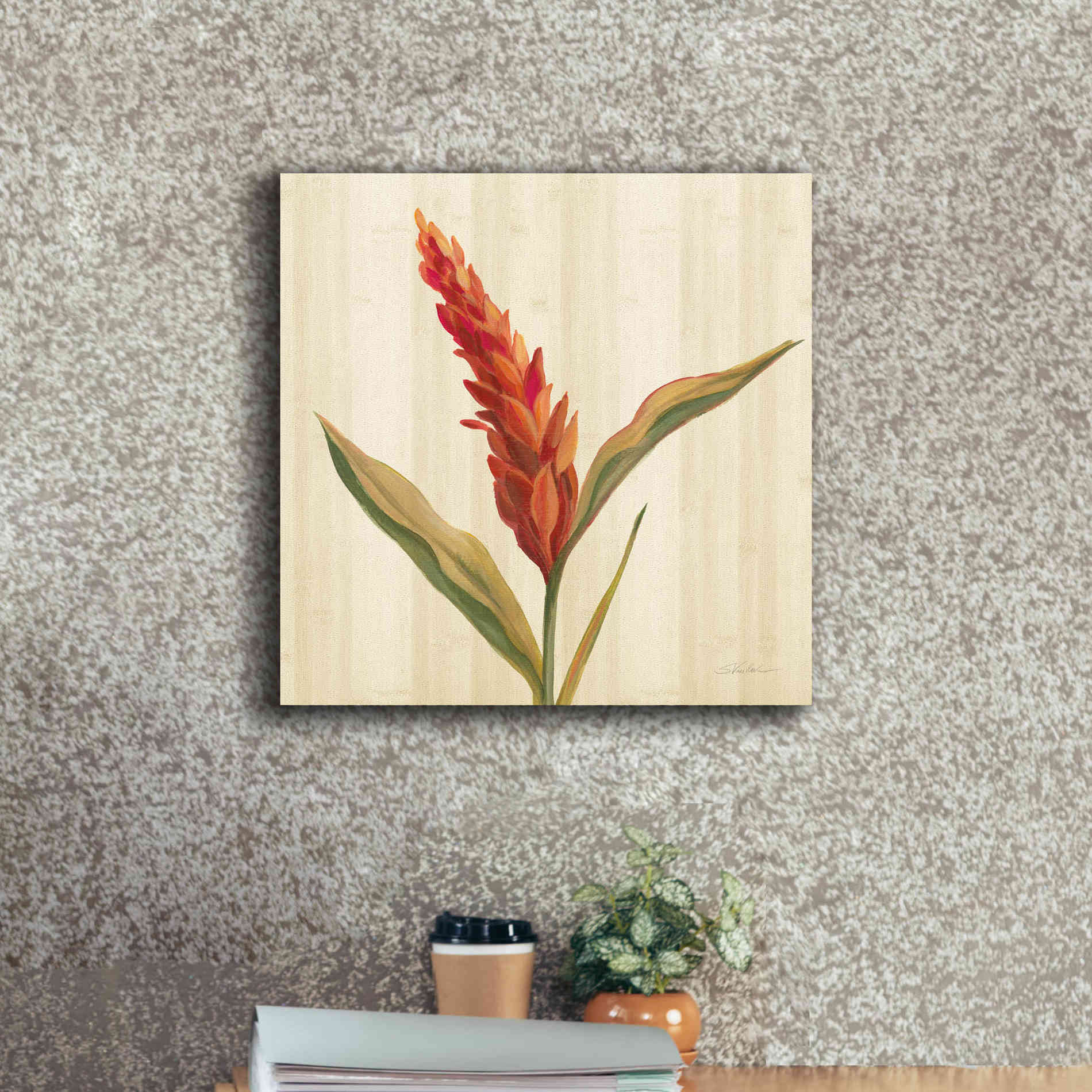 'Tropical Garden II' by Silvia Vassileva, Canvas Wall Art,18 x 18