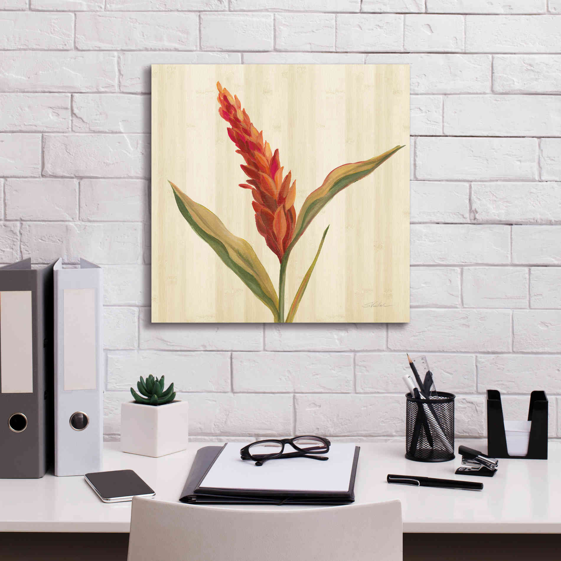 'Tropical Garden II' by Silvia Vassileva, Canvas Wall Art,18 x 18