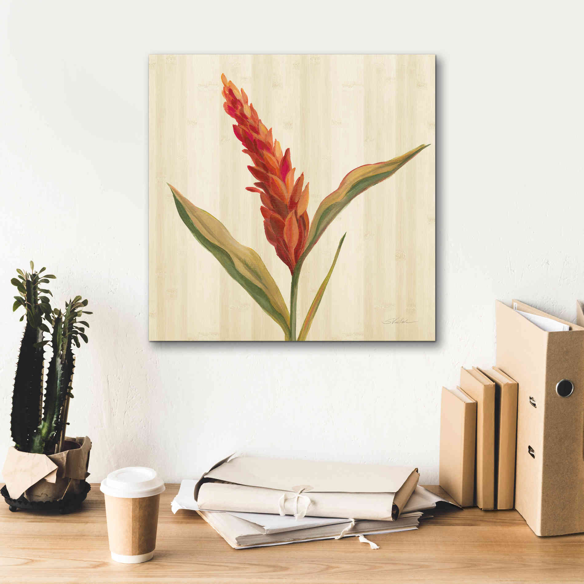 'Tropical Garden II' by Silvia Vassileva, Canvas Wall Art,18 x 18