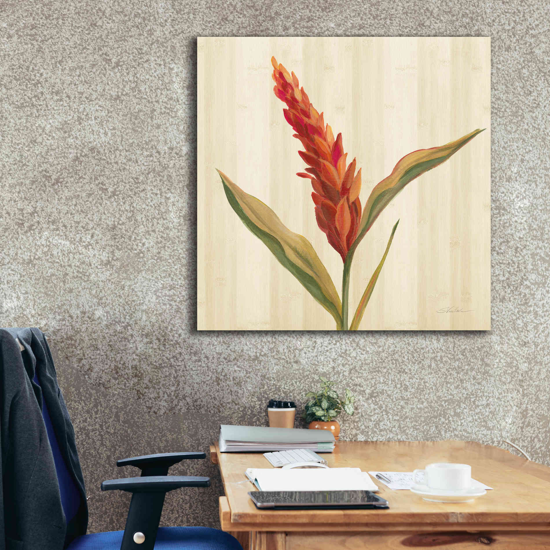 'Tropical Garden II' by Silvia Vassileva, Canvas Wall Art,37 x 37