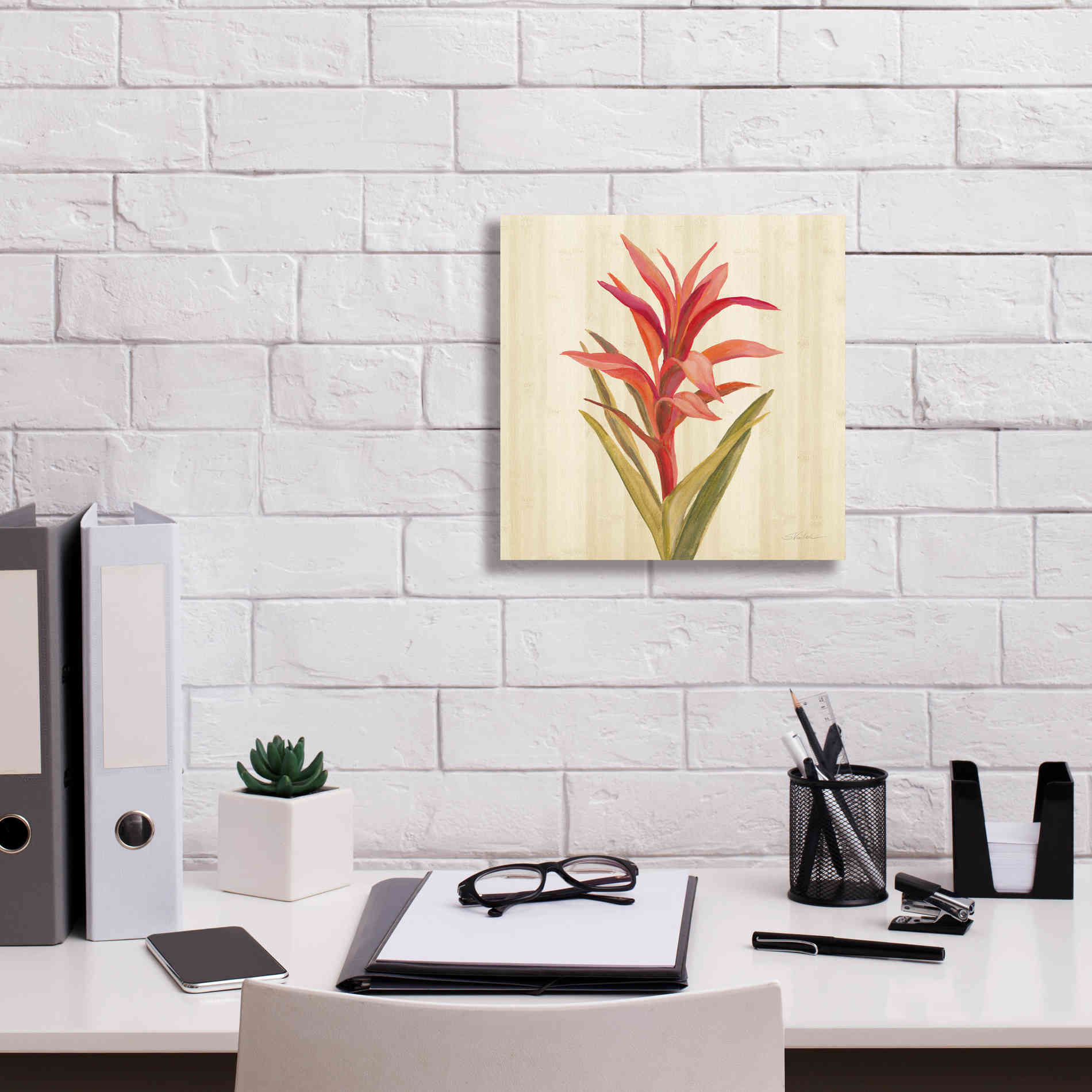 'Tropical Garden III' by Silvia Vassileva, Canvas Wall Art,12 x 12