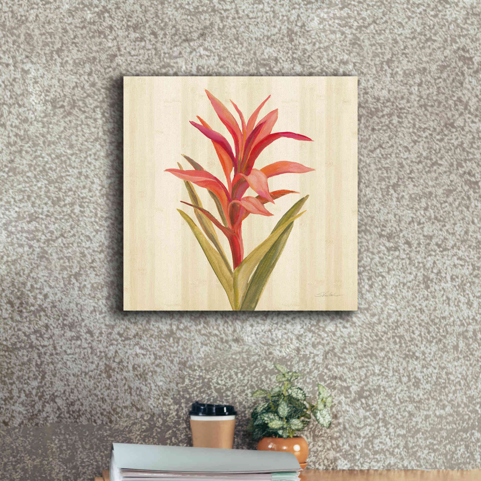 'Tropical Garden III' by Silvia Vassileva, Canvas Wall Art,18 x 18
