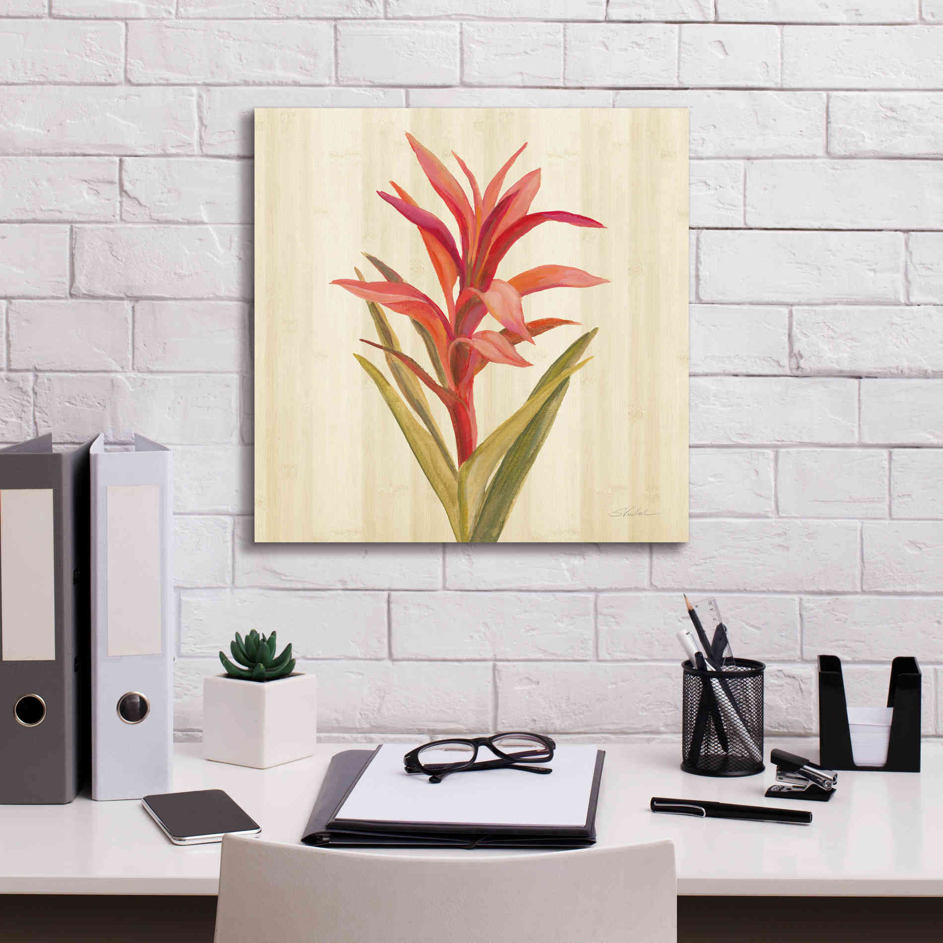 'Tropical Garden III' by Silvia Vassileva, Canvas Wall Art,18 x 18