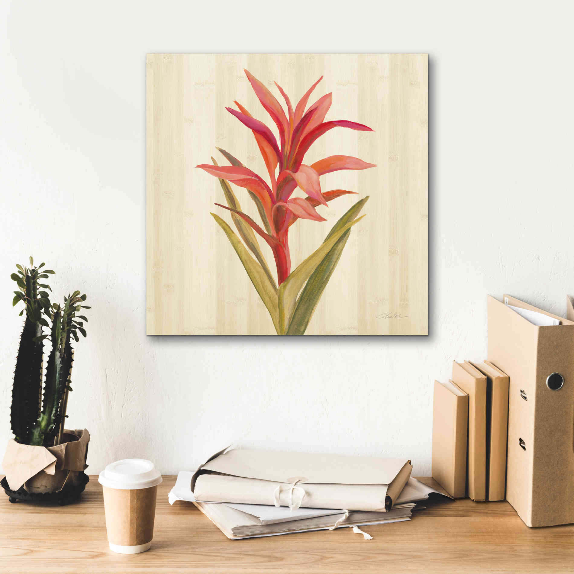 'Tropical Garden III' by Silvia Vassileva, Canvas Wall Art,18 x 18