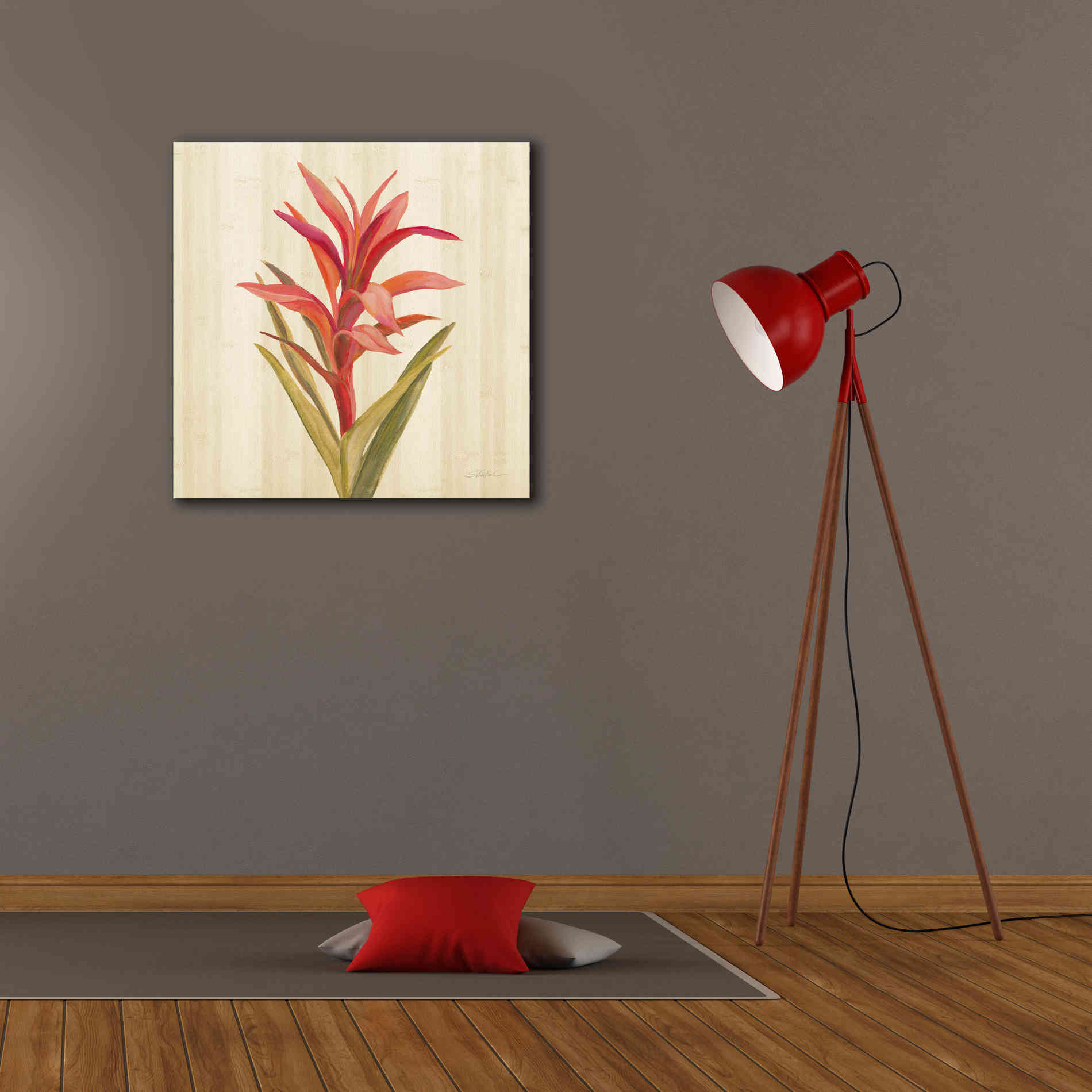 'Tropical Garden III' by Silvia Vassileva, Canvas Wall Art,26 x 26