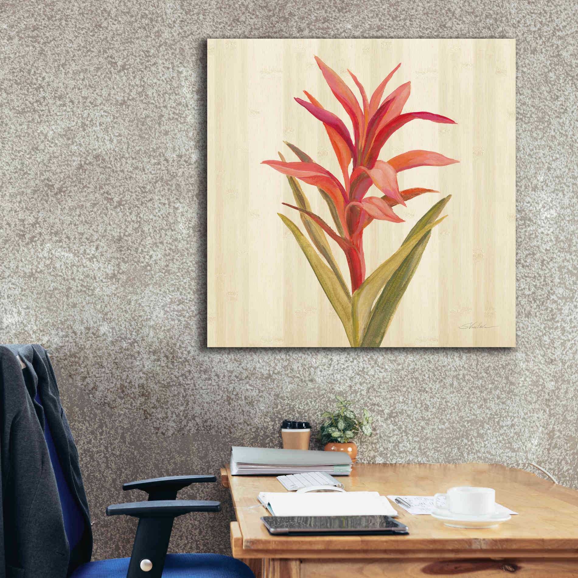 'Tropical Garden III' by Silvia Vassileva, Canvas Wall Art,37 x 37