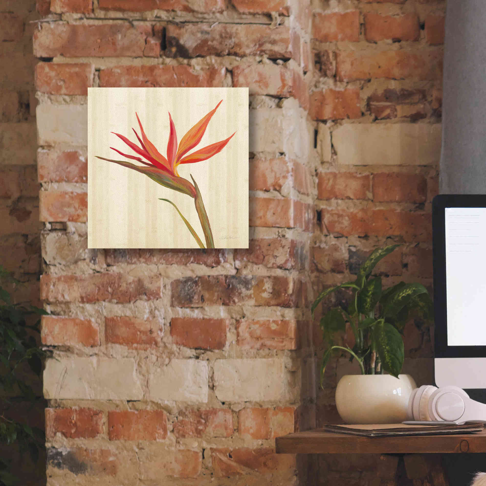 'Tropical Garden IV' by Silvia Vassileva, Canvas Wall Art,12 x 12