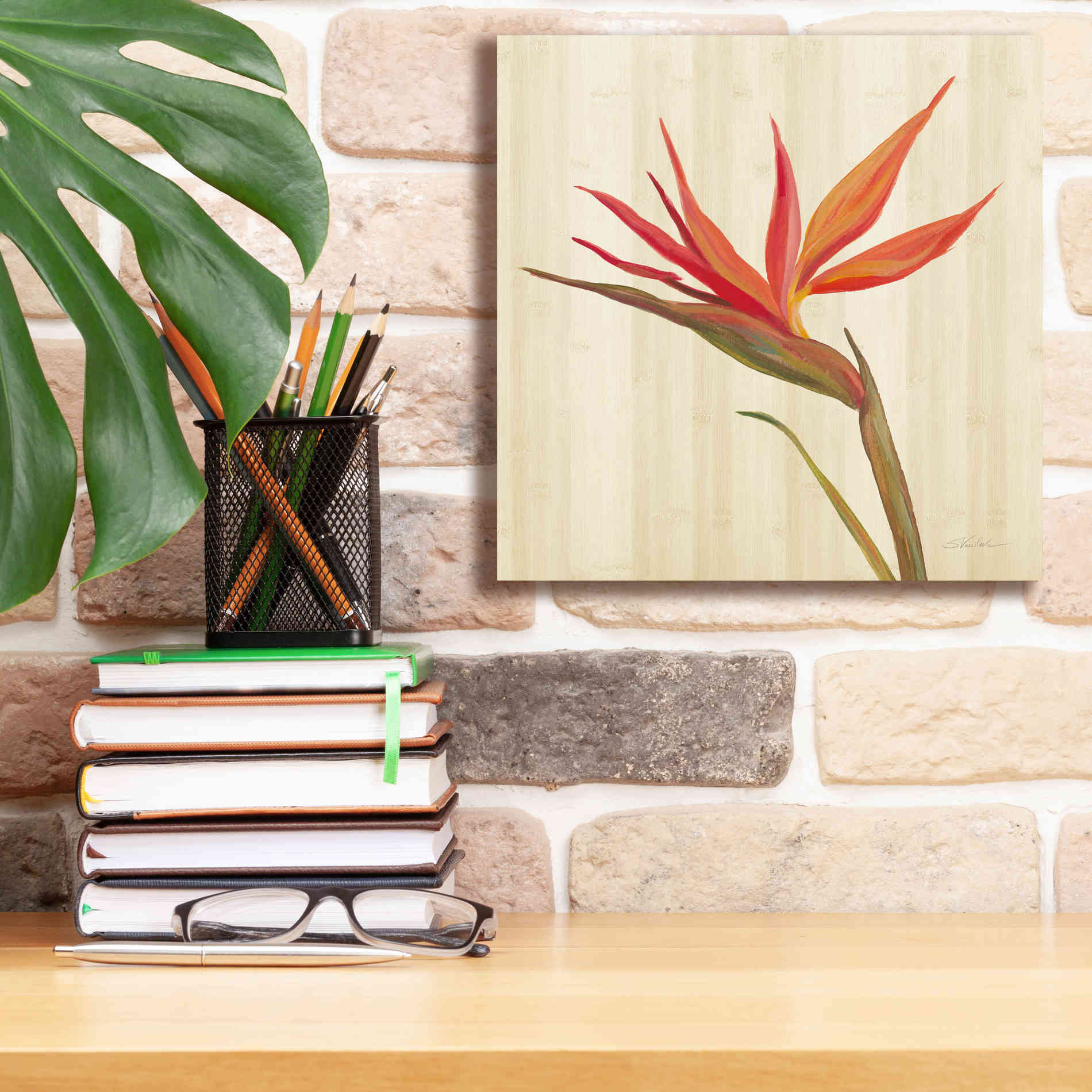 'Tropical Garden IV' by Silvia Vassileva, Canvas Wall Art,12 x 12