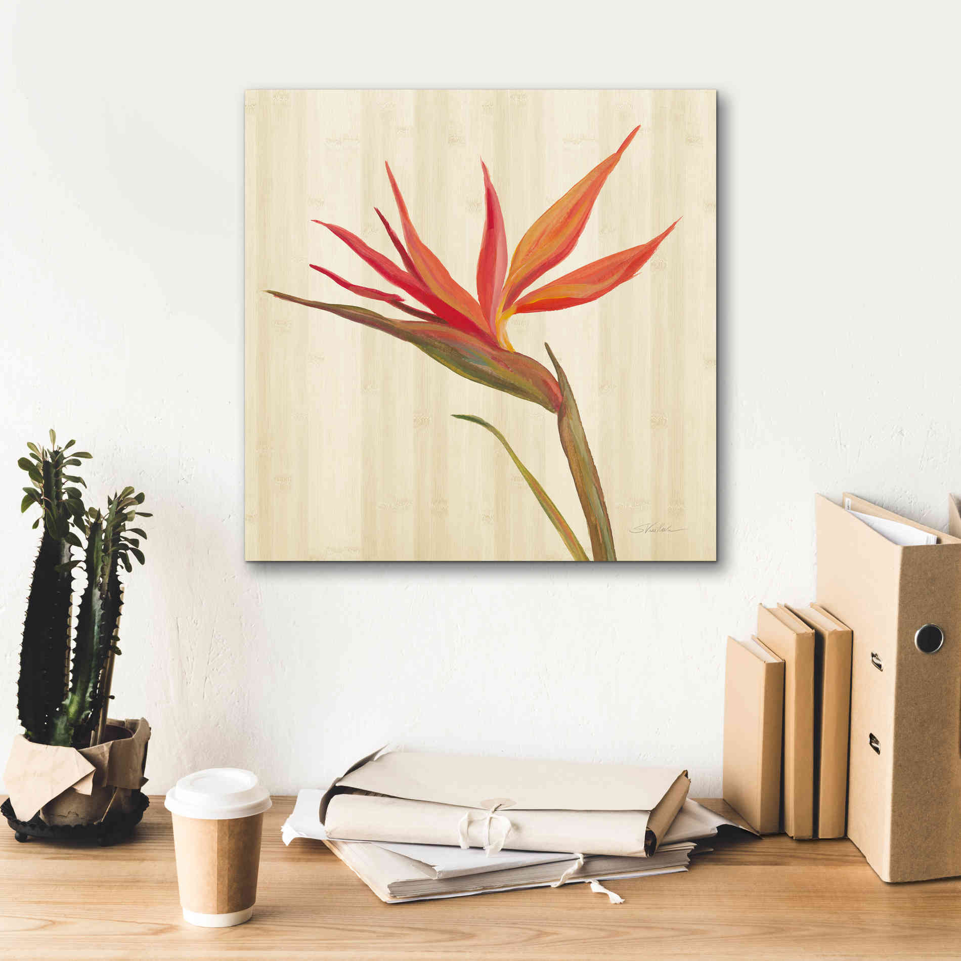 'Tropical Garden IV' by Silvia Vassileva, Canvas Wall Art,18 x 18