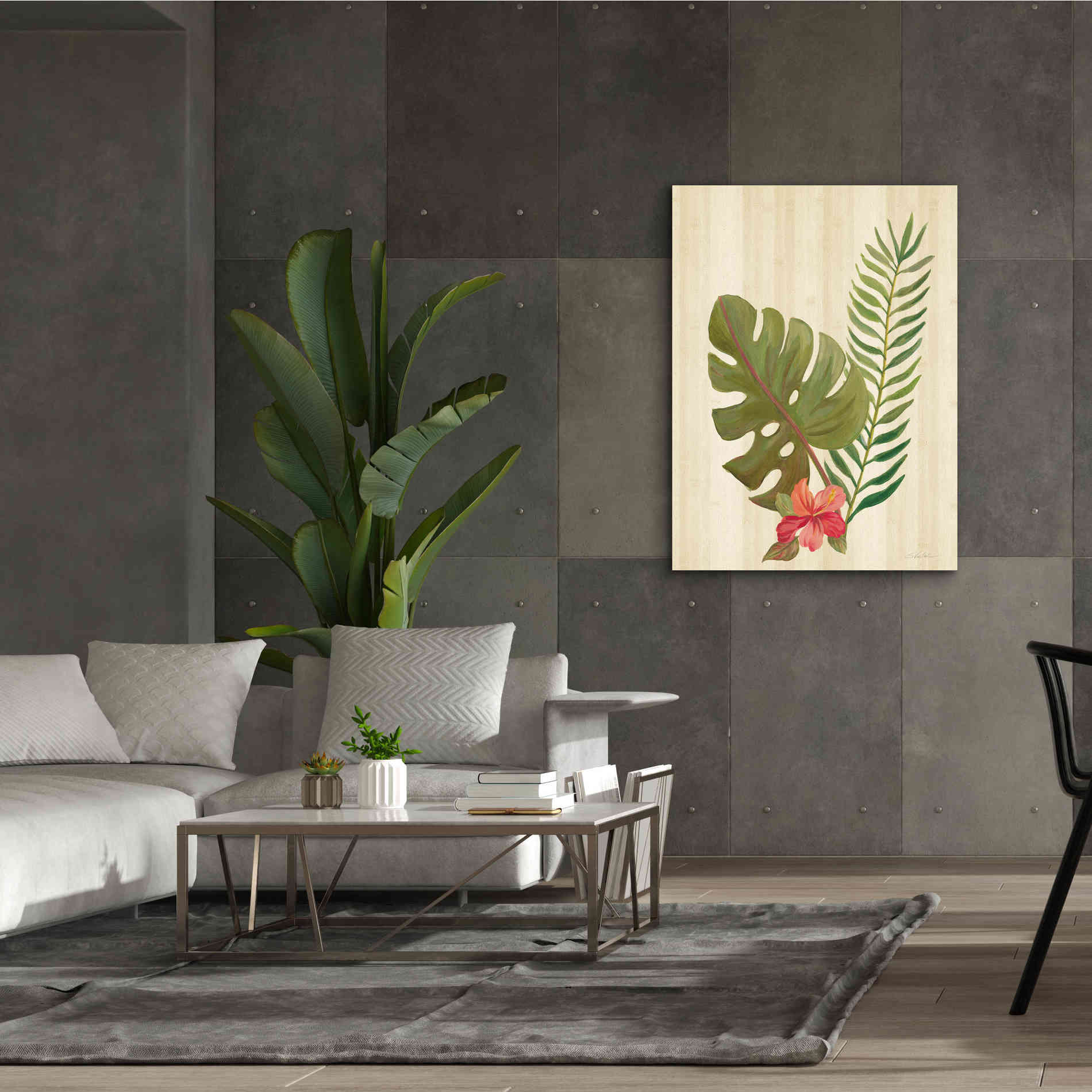 'Tropical Garden V' by Silvia Vassileva, Canvas Wall Art,40 x 54