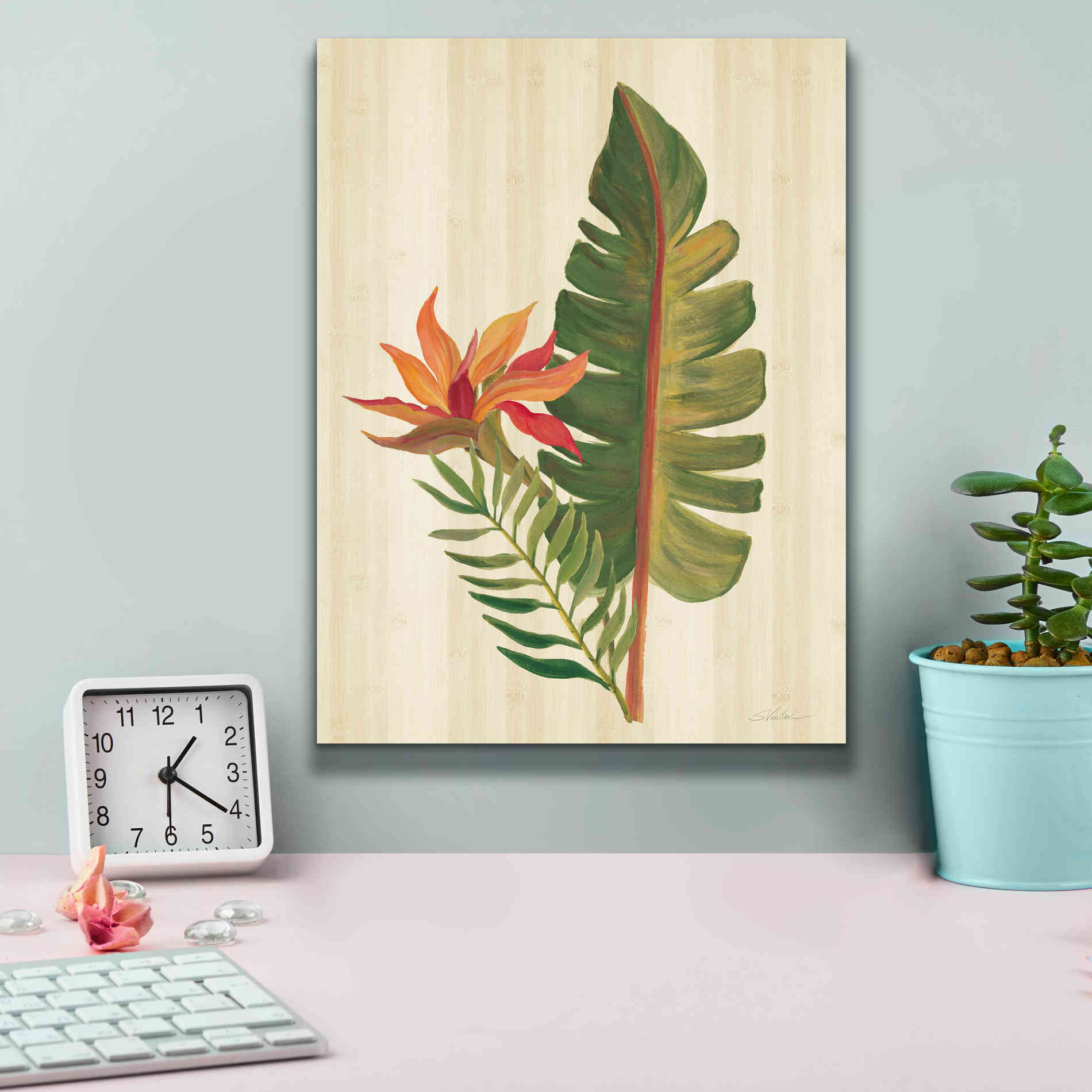 'Tropical Garden VI' by Silvia Vassileva, Canvas Wall Art,12 x 16