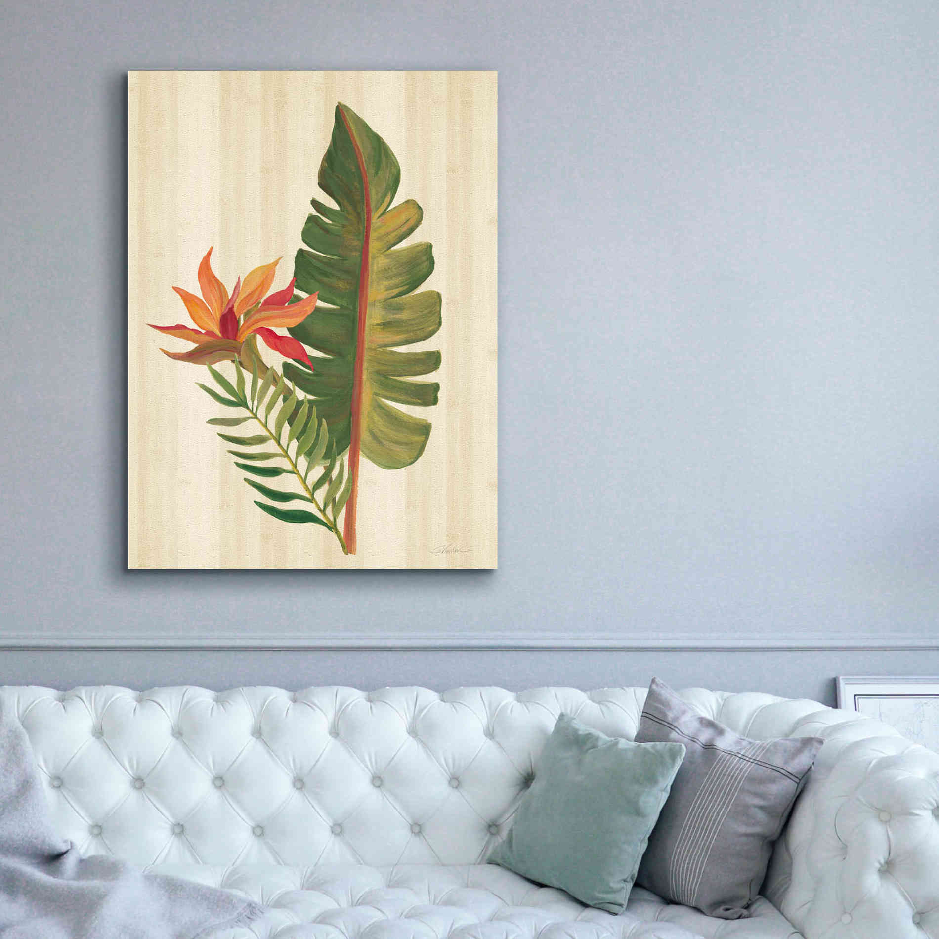 'Tropical Garden VI' by Silvia Vassileva, Canvas Wall Art,40 x 54