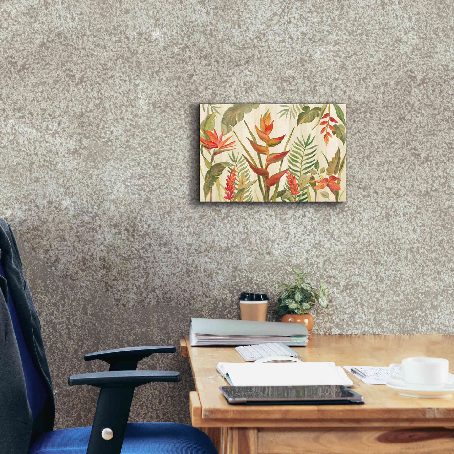 'Tropical Garden VII' by Silvia Vassileva, Canvas Wall Art,18 x 12