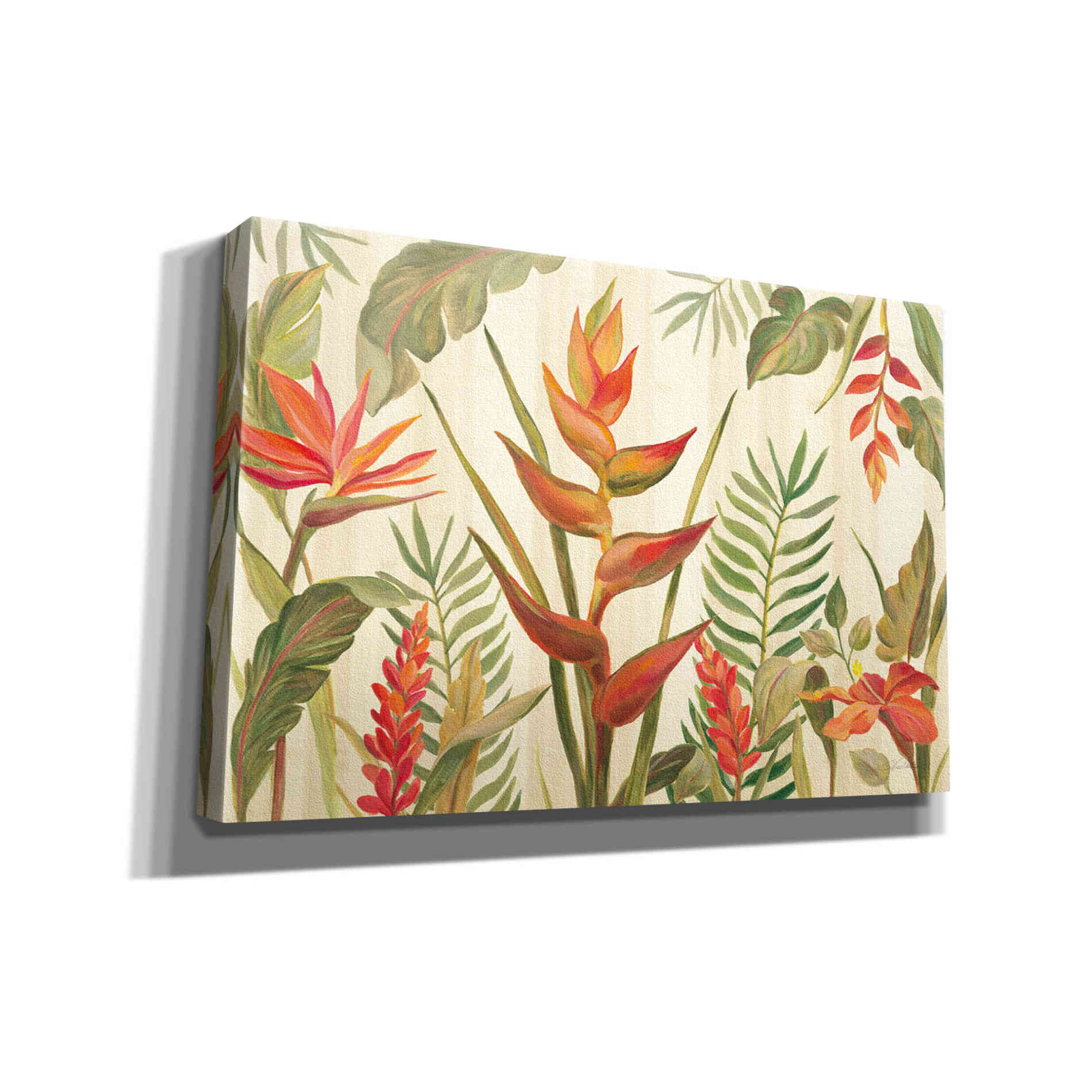 'Tropical Garden VII' by Silvia Vassileva, Canvas Wall Art,18x12x1.1x0,26x18x1.1x0,40x26x1.74x0,60x40x1.74x0