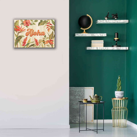 Image of 'Tropical Garden VIII' by Silvia Vassileva, Canvas Wall Art,26 x 18