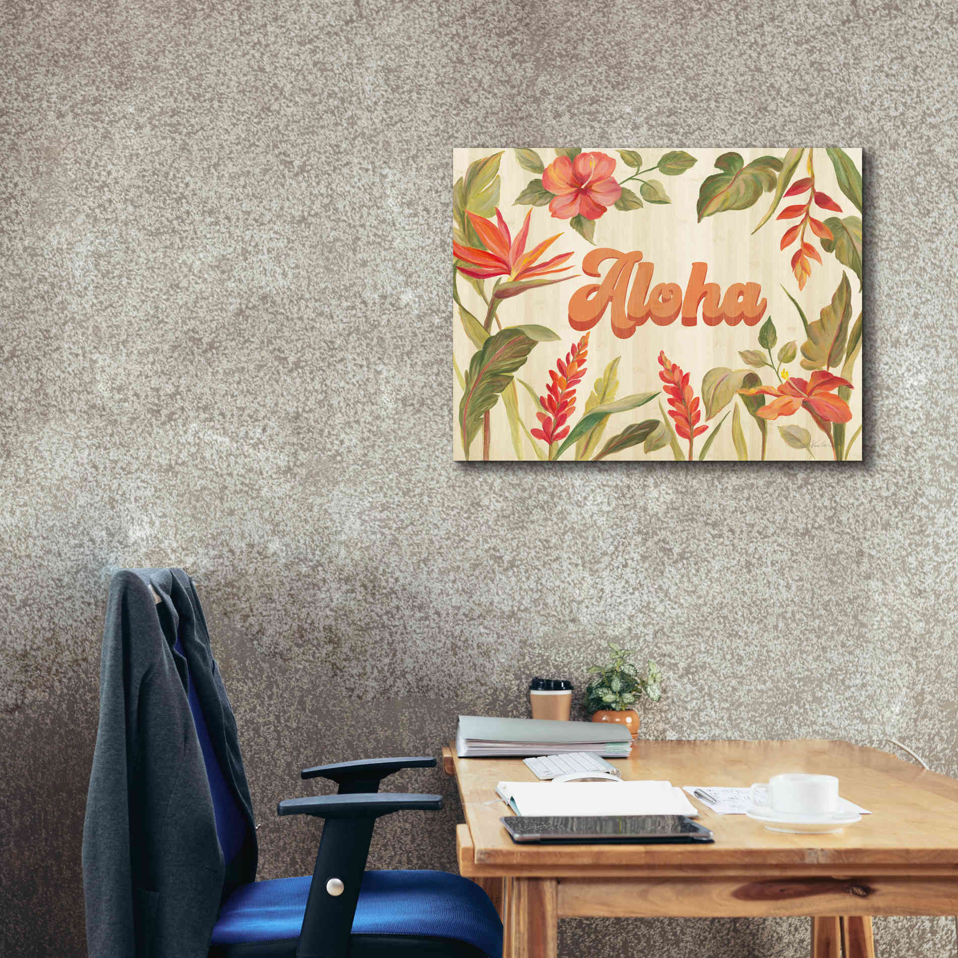 'Tropical Garden VIII' by Silvia Vassileva, Canvas Wall Art,34 x 26