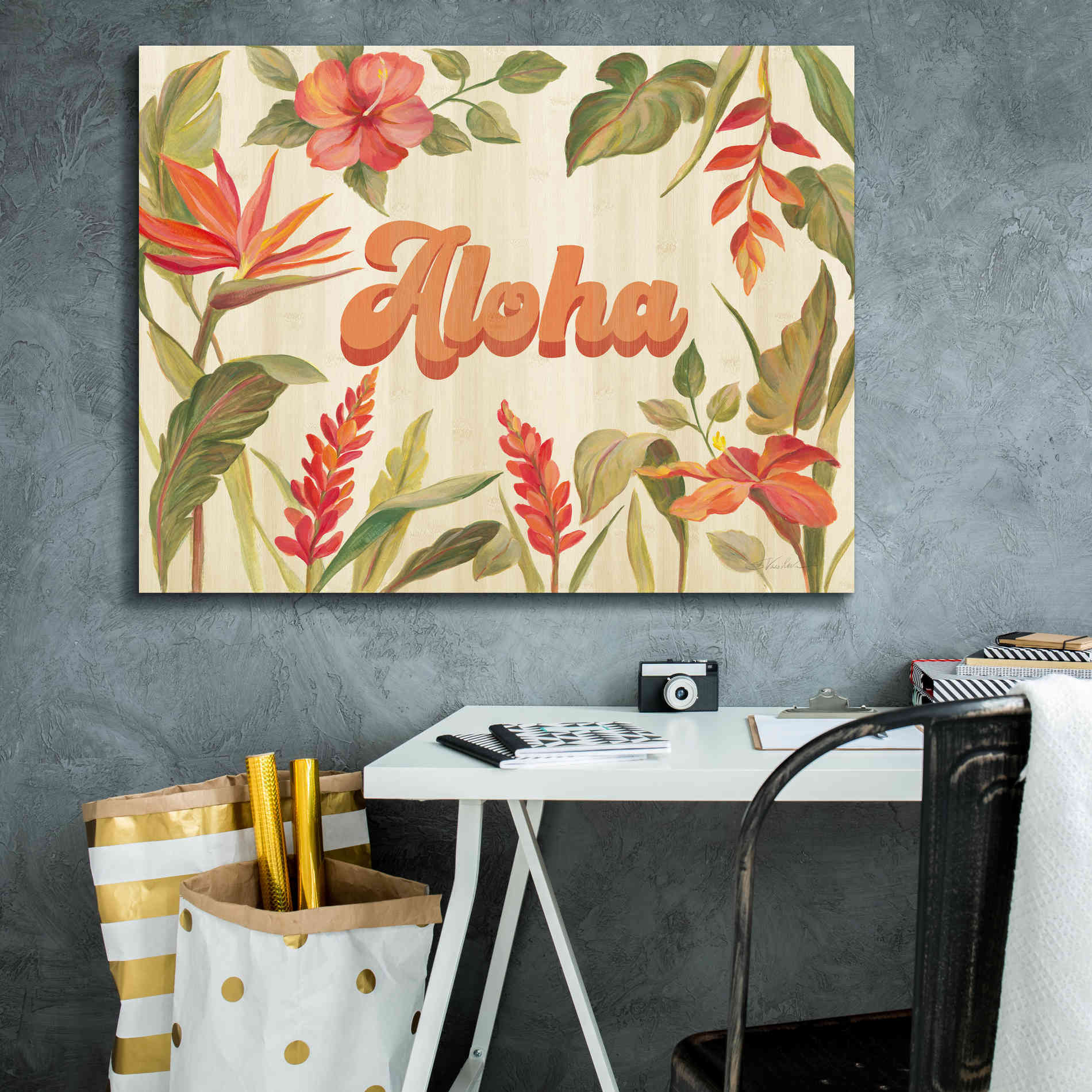 'Tropical Garden VIII' by Silvia Vassileva, Canvas Wall Art,34 x 26