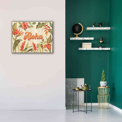 Image of 'Tropical Garden VIII' by Silvia Vassileva, Canvas Wall Art,34 x 26