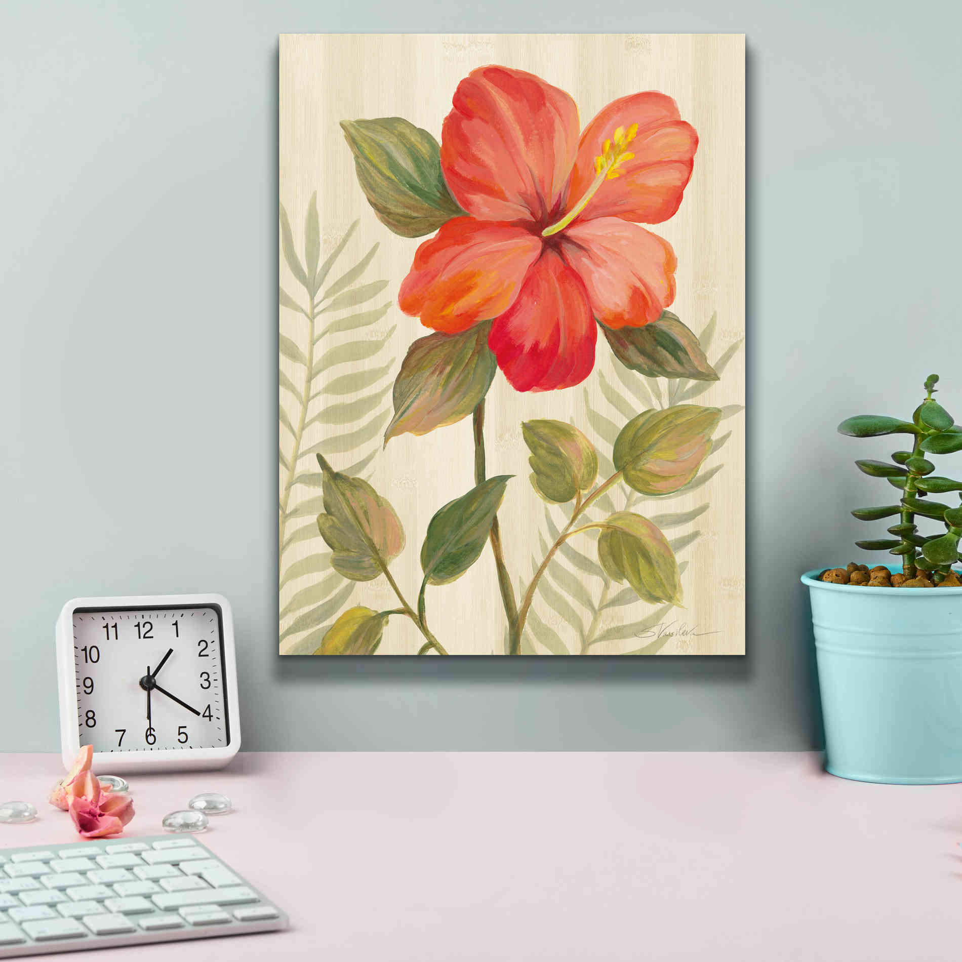 'Tropical Garden XI' by Silvia Vassileva, Canvas Wall Art,12 x 16