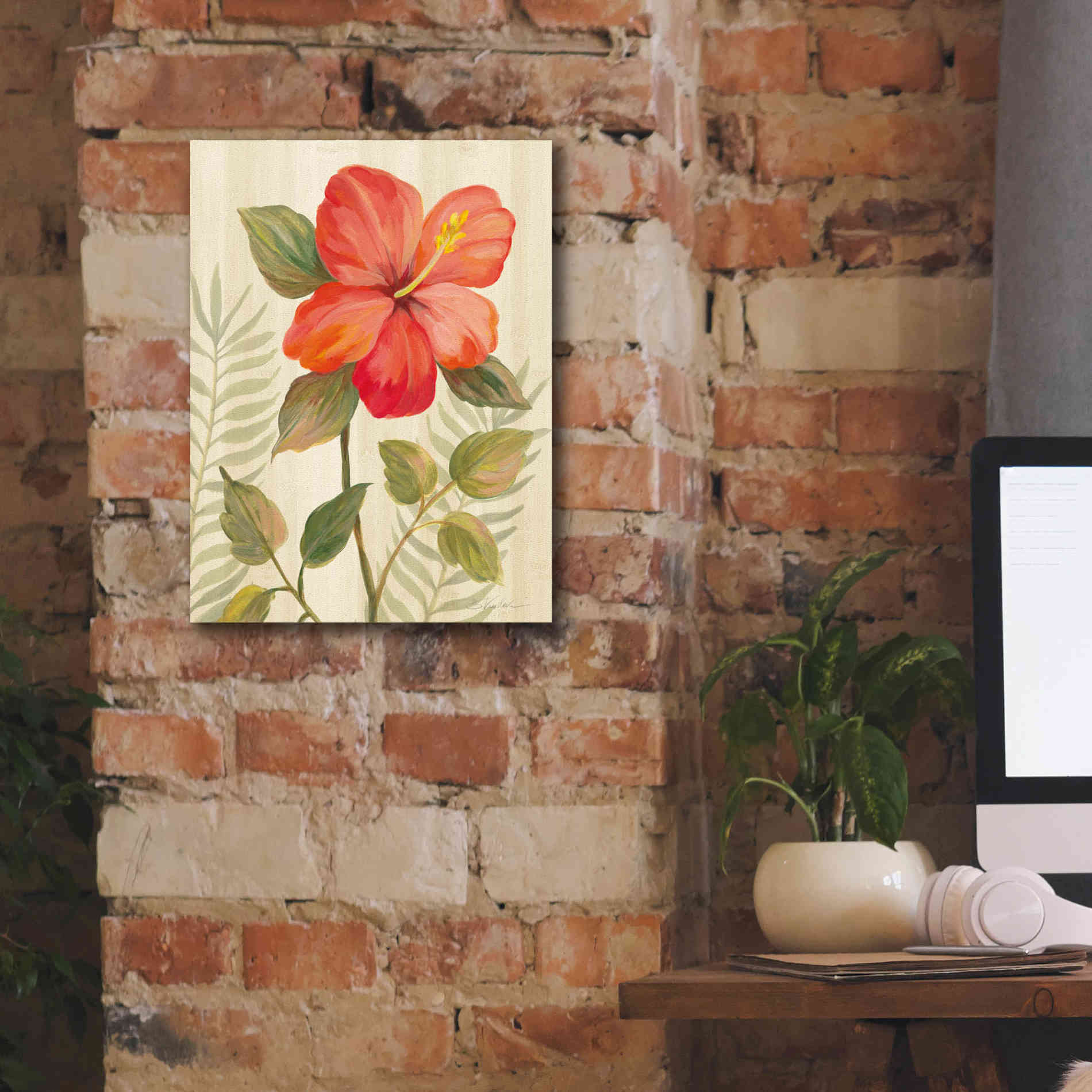 'Tropical Garden XI' by Silvia Vassileva, Canvas Wall Art,12 x 16