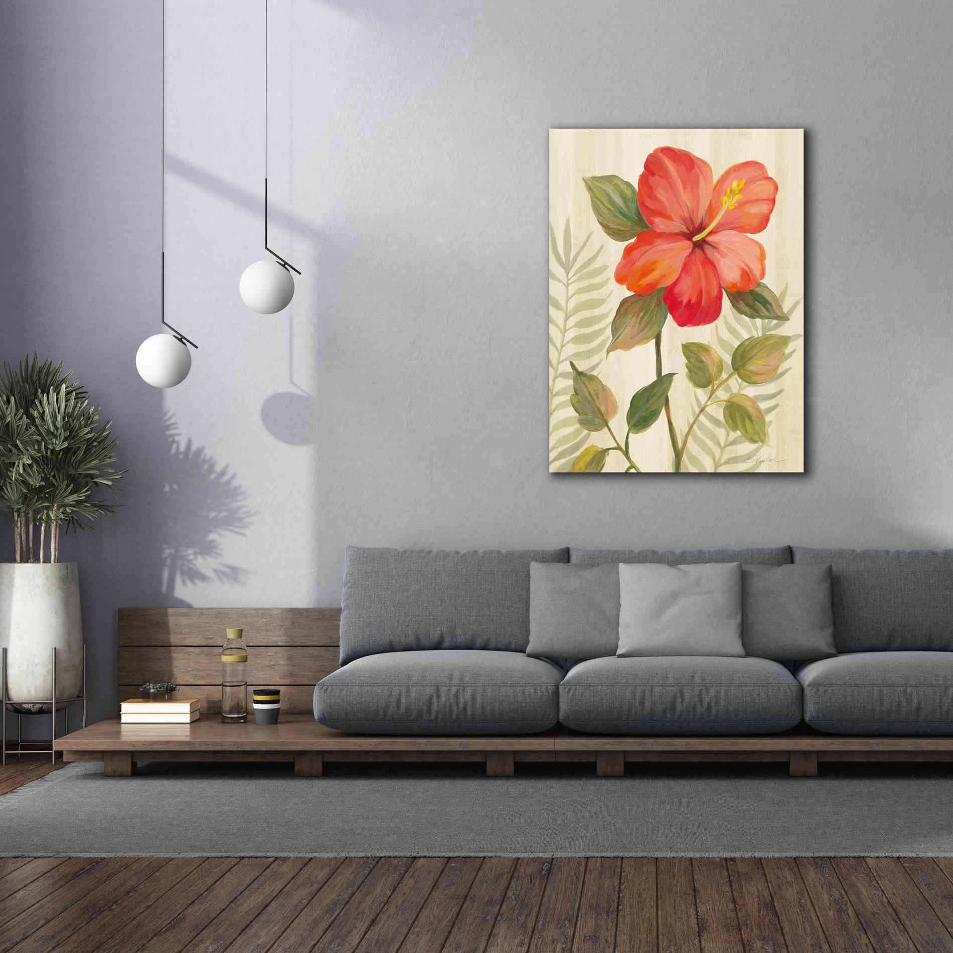 'Tropical Garden XI' by Silvia Vassileva, Canvas Wall Art,40 x 54