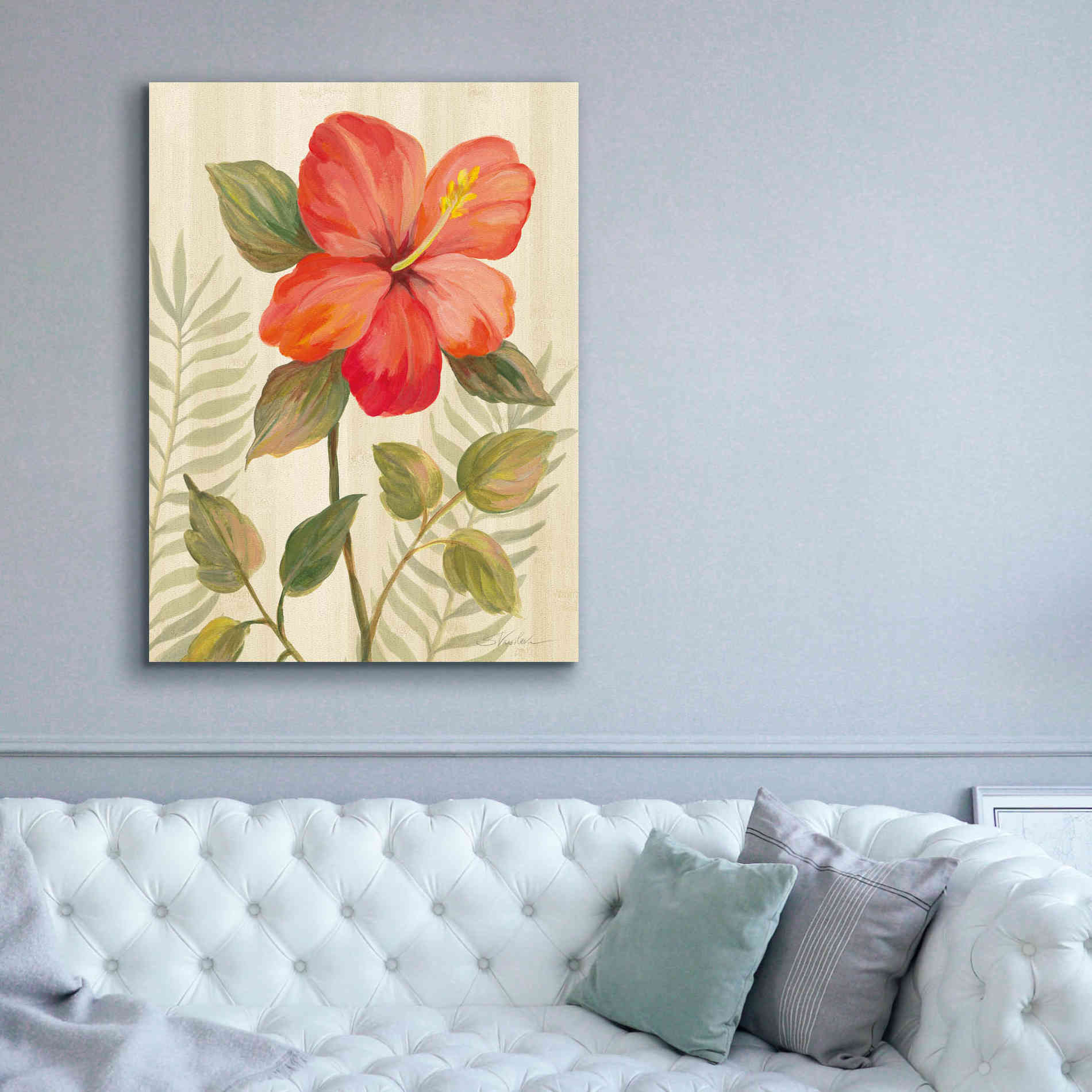 'Tropical Garden XI' by Silvia Vassileva, Canvas Wall Art,40 x 54