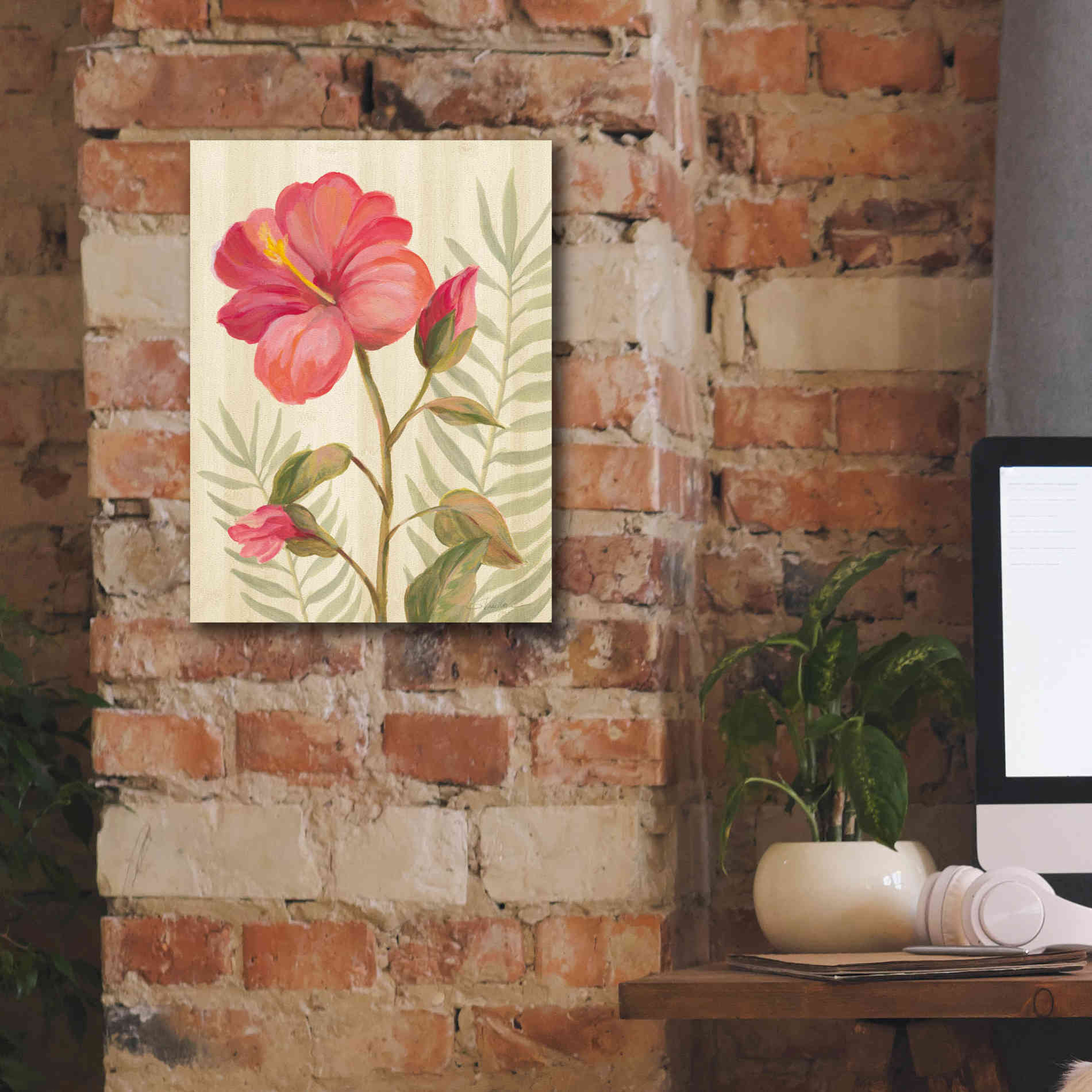 'Tropical Garden XII' by Silvia Vassileva, Canvas Wall Art,12 x 16