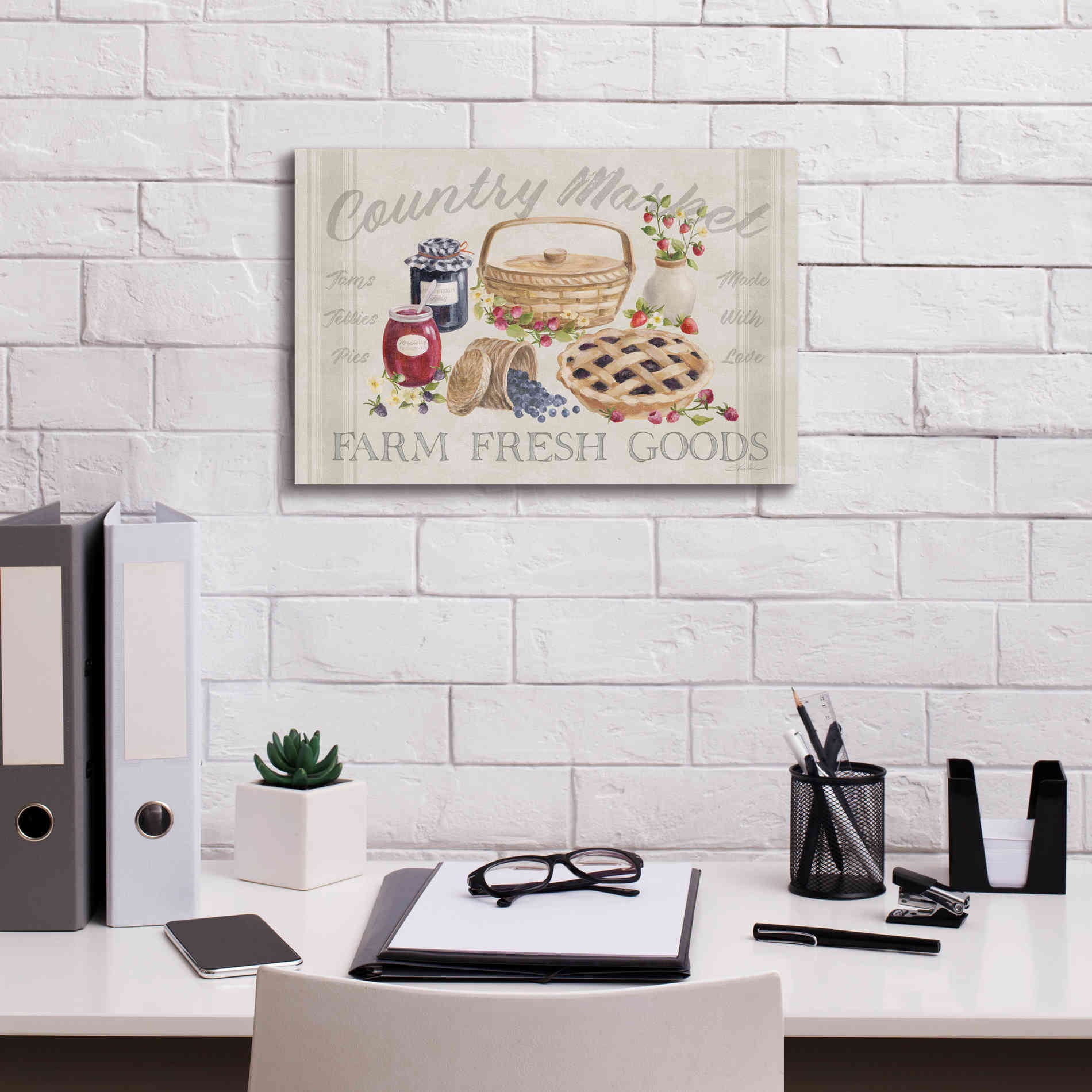 'Homemade Happiness I' by Silvia Vassileva, Canvas Wall Art,18 x 12