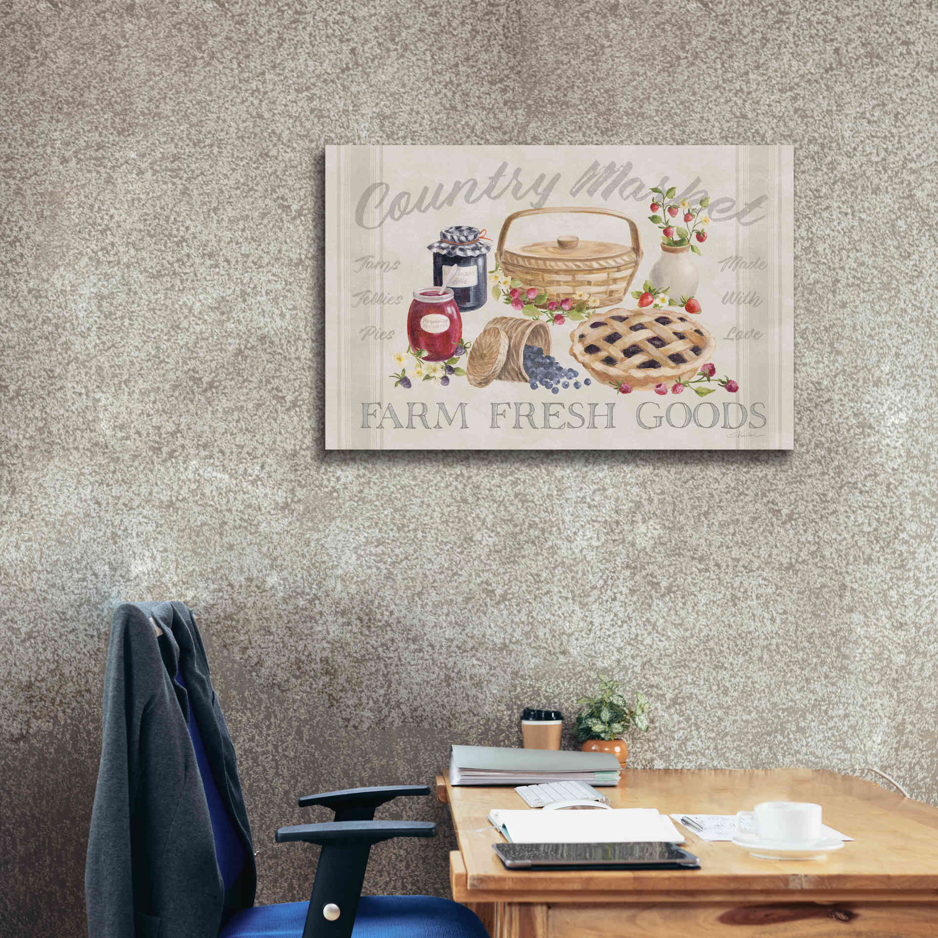 'Homemade Happiness I' by Silvia Vassileva, Canvas Wall Art,40 x 26