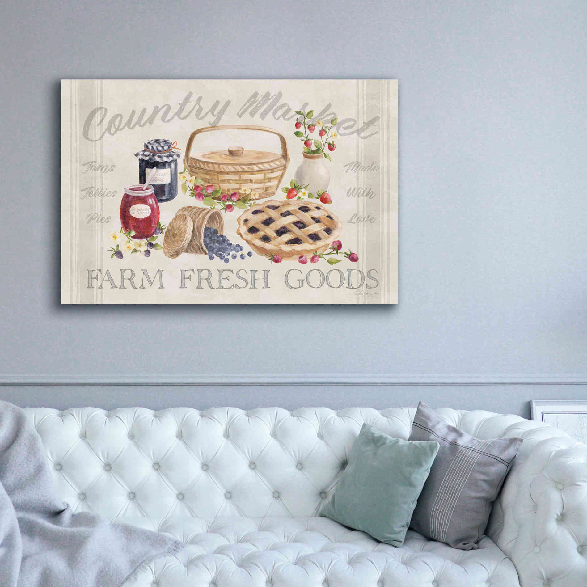 'Homemade Happiness I' by Silvia Vassileva, Canvas Wall Art,60 x 40