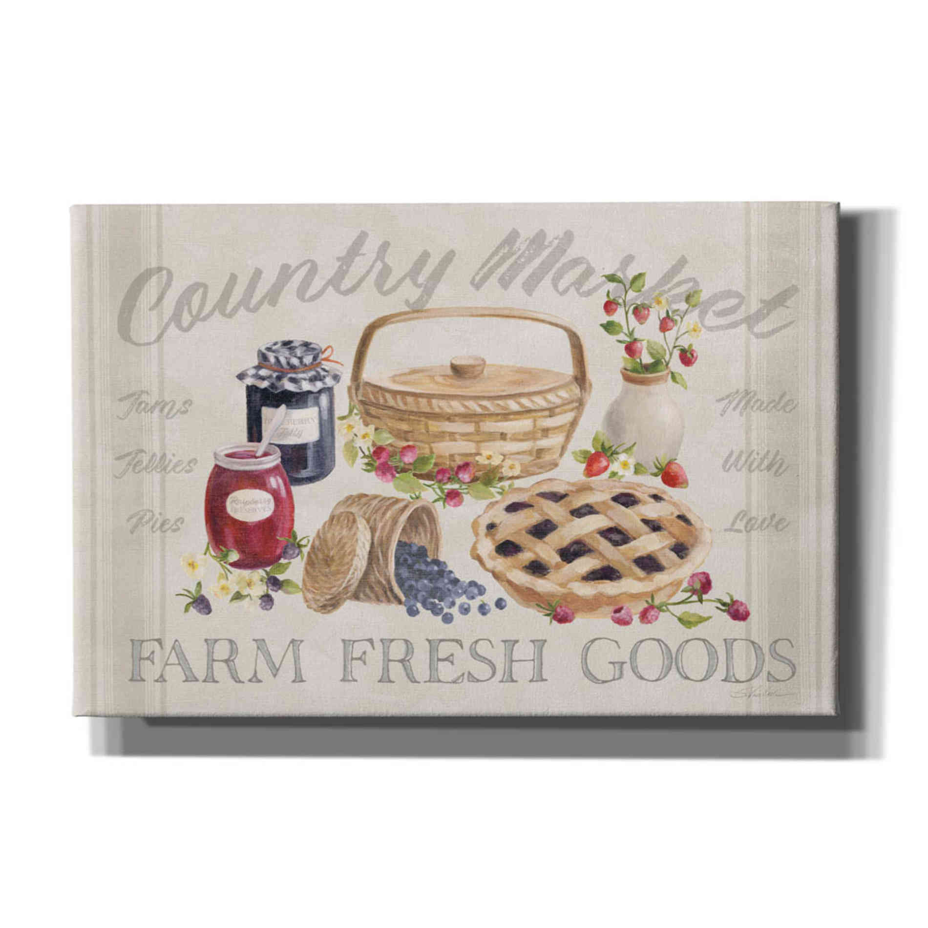 'Homemade Happiness I' by Silvia Vassileva, Canvas Wall Art,18x12x1.1x0,26x18x1.1x0,40x26x1.74x0,60x40x1.74x0