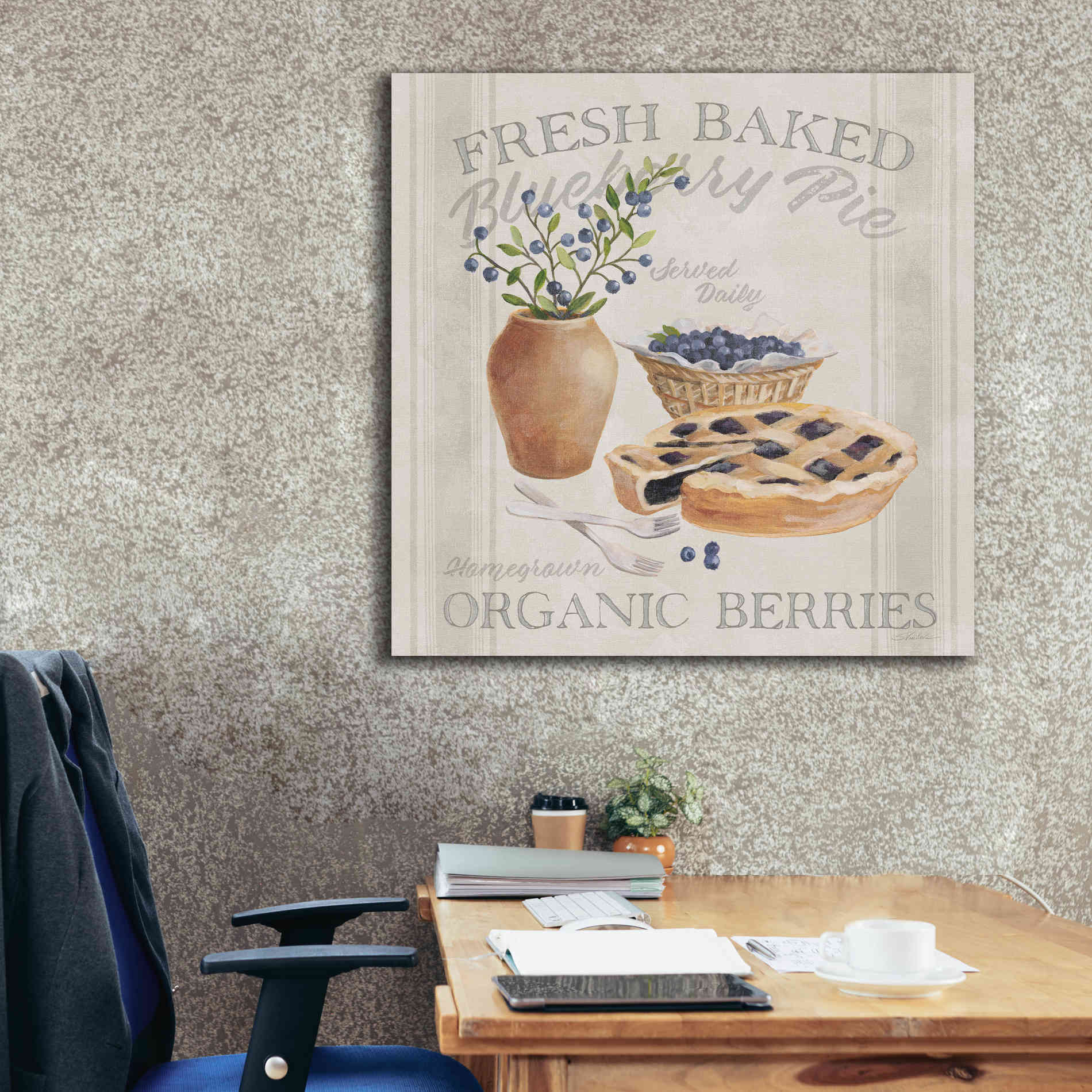 'Homemade Happiness II' by Silvia Vassileva, Canvas Wall Art,37 x 37