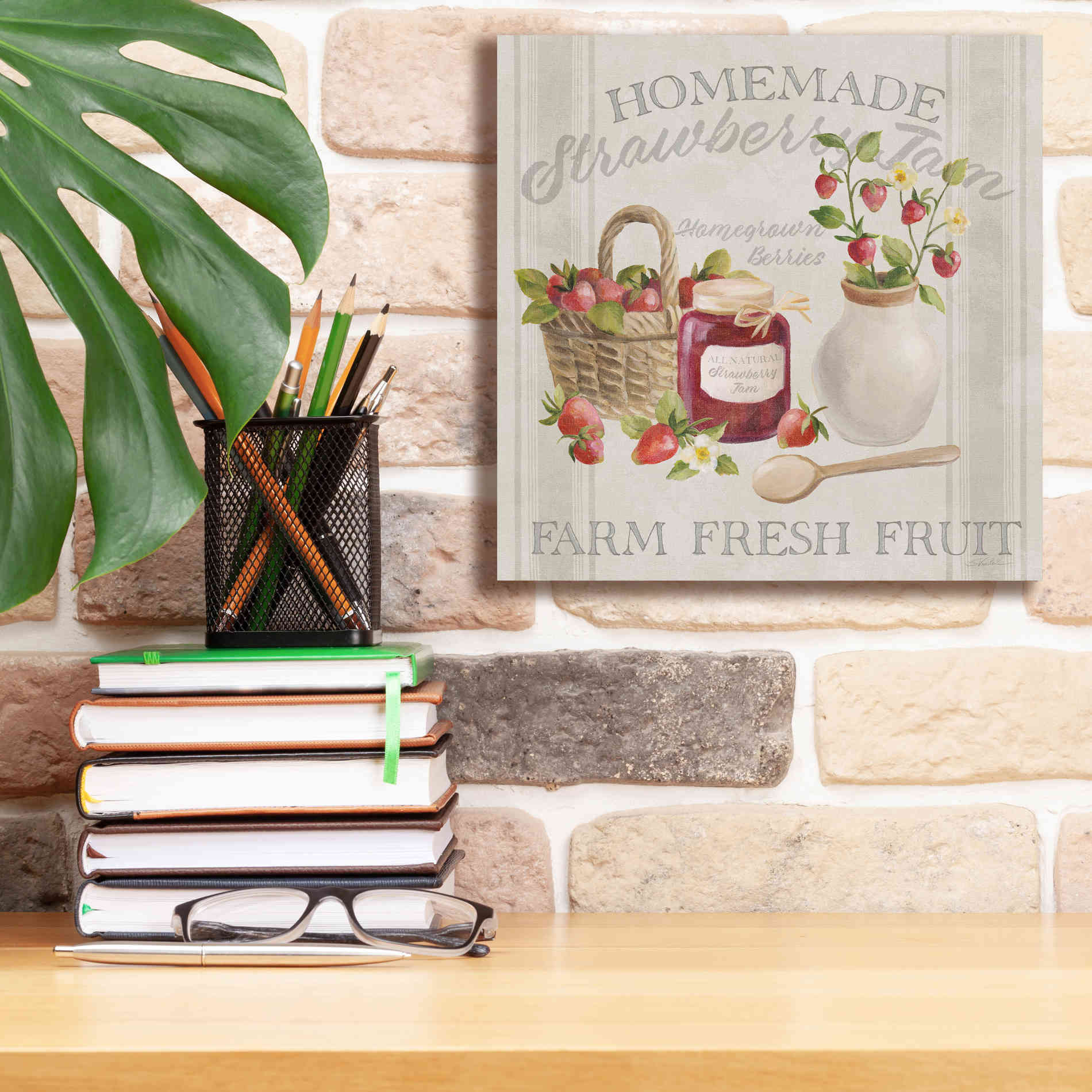 'Homemade Happiness III' by Silvia Vassileva, Canvas Wall Art,12 x 12