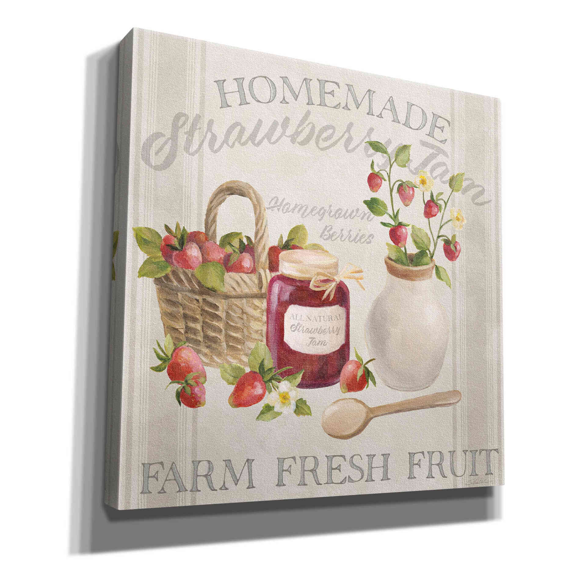 'Homemade Happiness III' by Silvia Vassileva, Canvas Wall Art,12x12x1.1x0,18x18x1.1x0,26x26x1.74x0,37x37x1.74x0