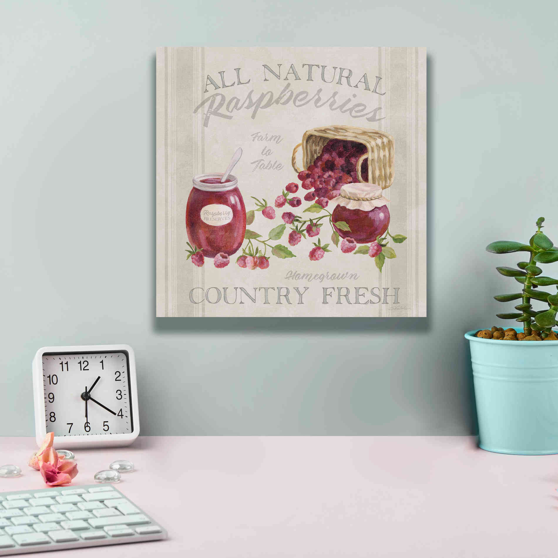 'Homemade Happiness IV' by Silvia Vassileva, Canvas Wall Art,12 x 12