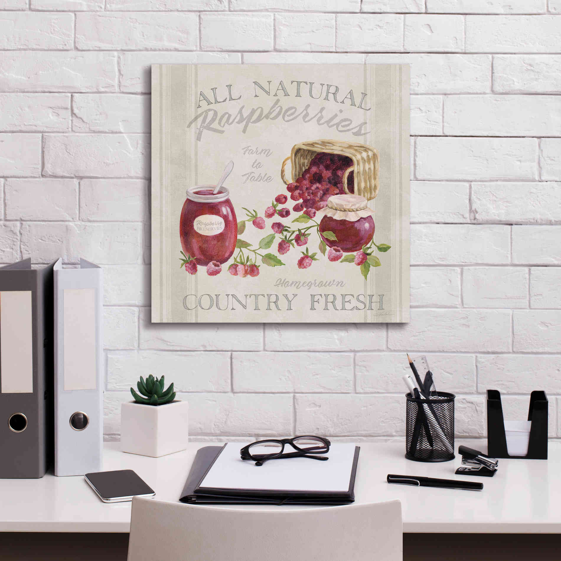 'Homemade Happiness IV' by Silvia Vassileva, Canvas Wall Art,18 x 18