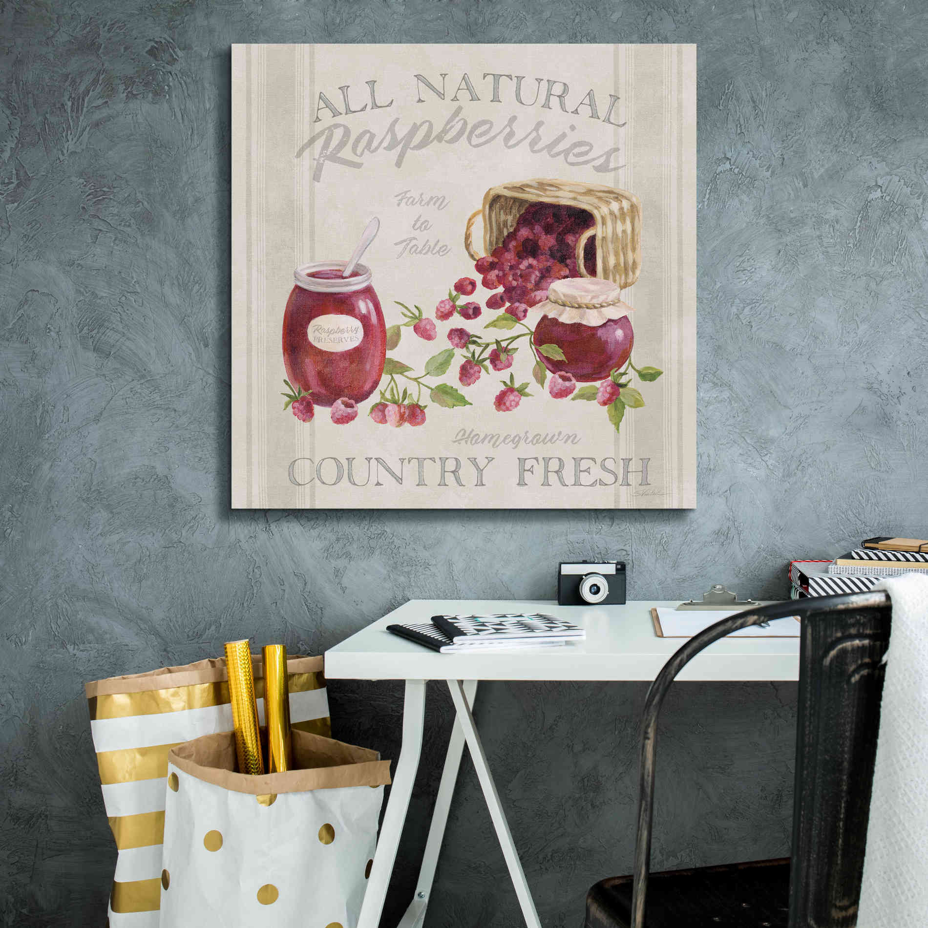 'Homemade Happiness IV' by Silvia Vassileva, Canvas Wall Art,26 x 26