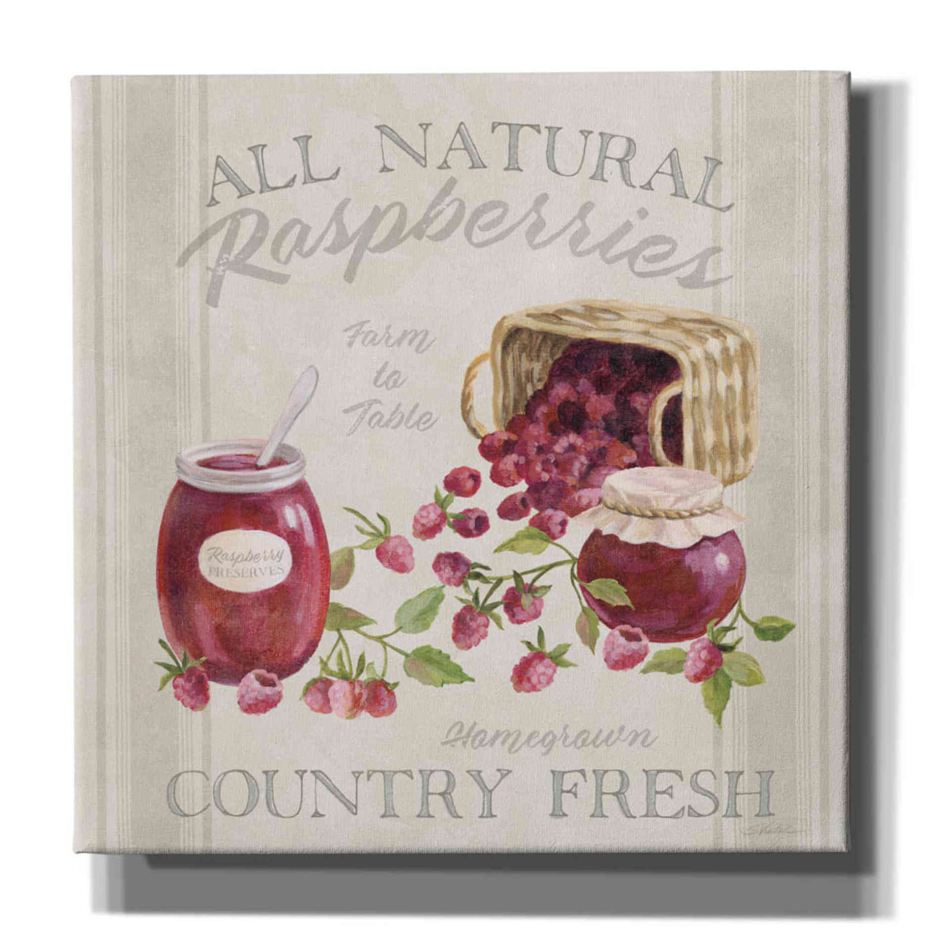 'Homemade Happiness IV' by Silvia Vassileva, Canvas Wall Art,12x12x1.1x0,18x18x1.1x0,26x26x1.74x0,37x37x1.74x0