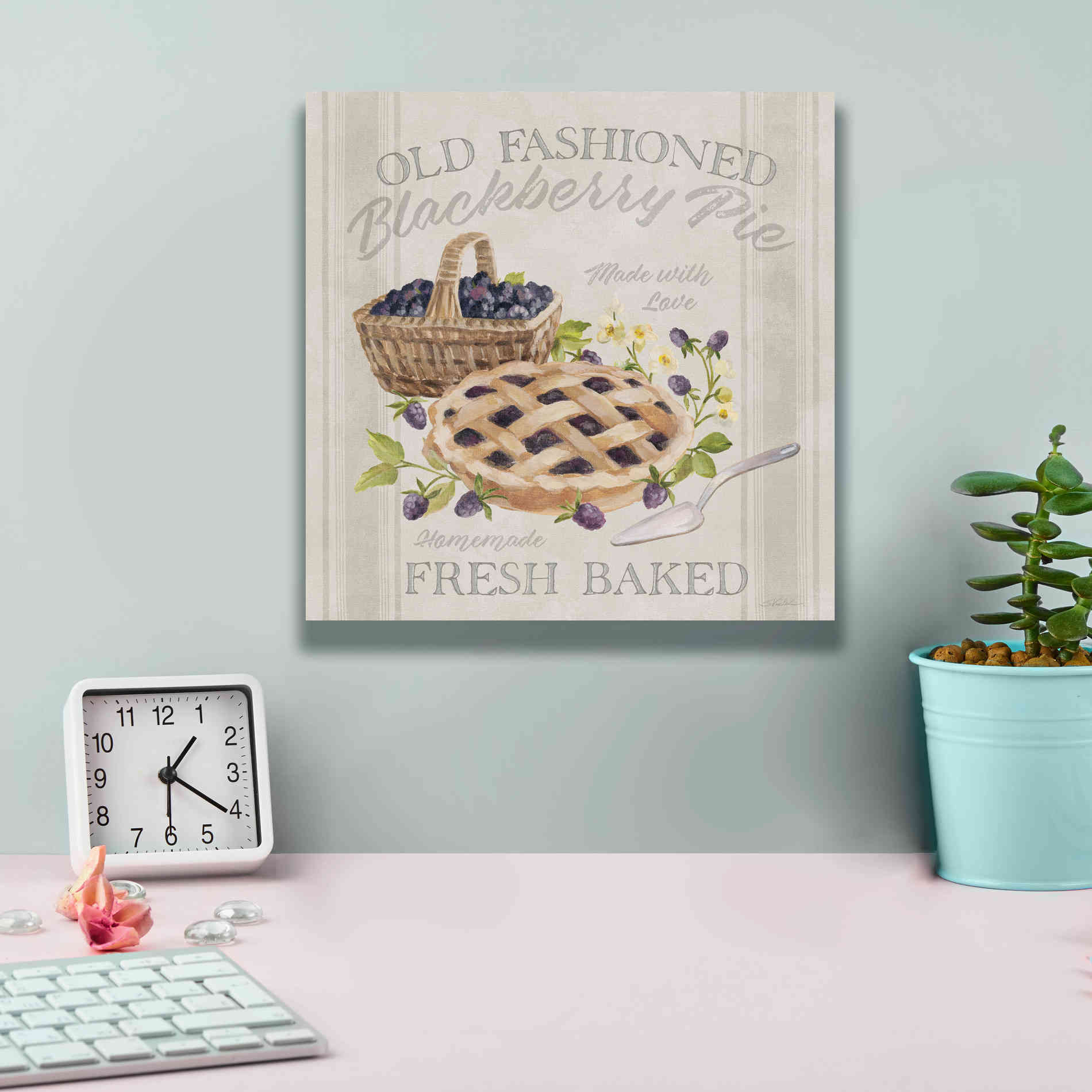 'Homemade Happiness V' by Silvia Vassileva, Canvas Wall Art,12 x 12