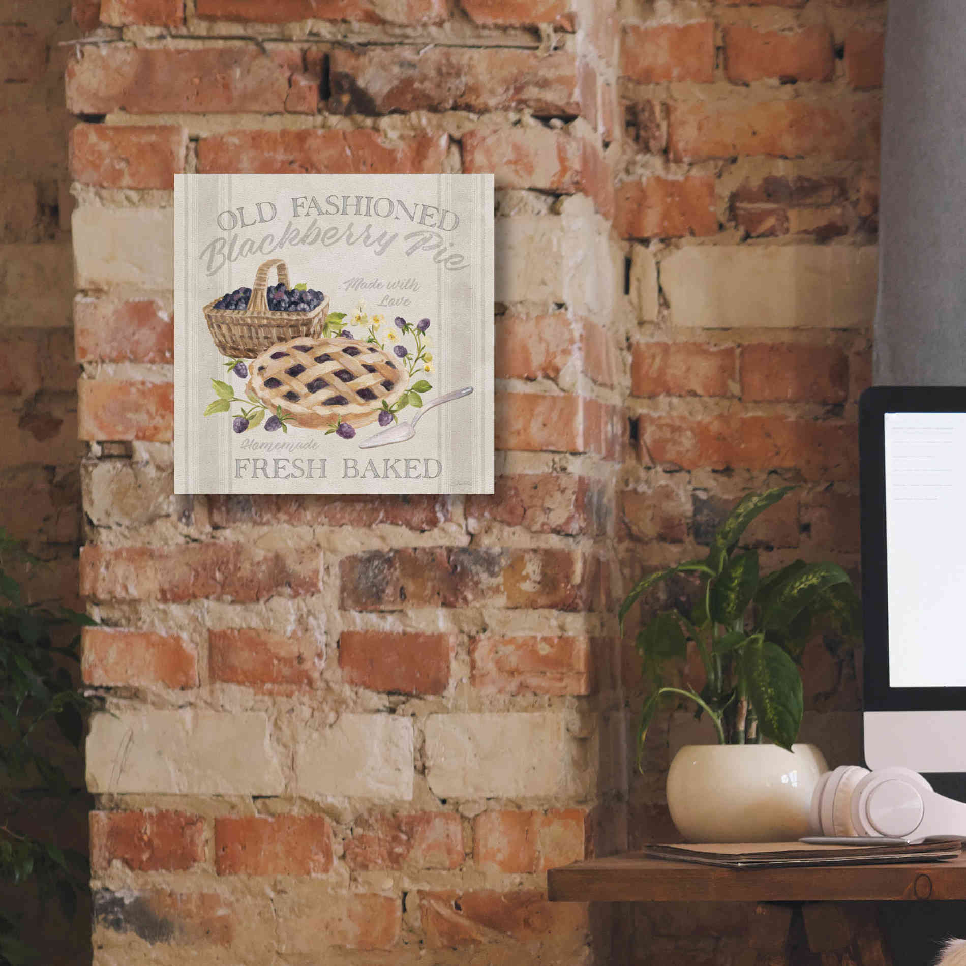 'Homemade Happiness V' by Silvia Vassileva, Canvas Wall Art,12 x 12