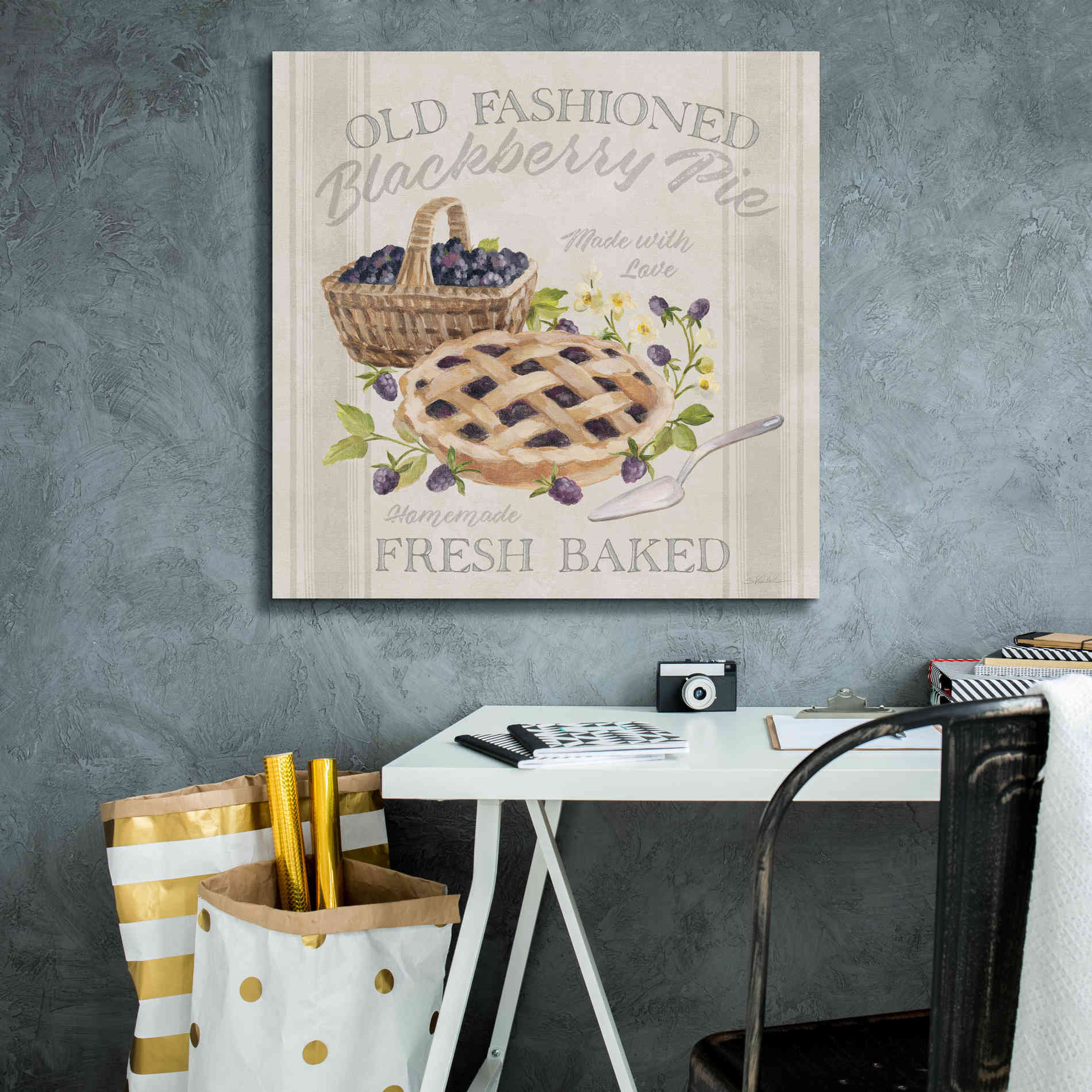 'Homemade Happiness V' by Silvia Vassileva, Canvas Wall Art,26 x 26