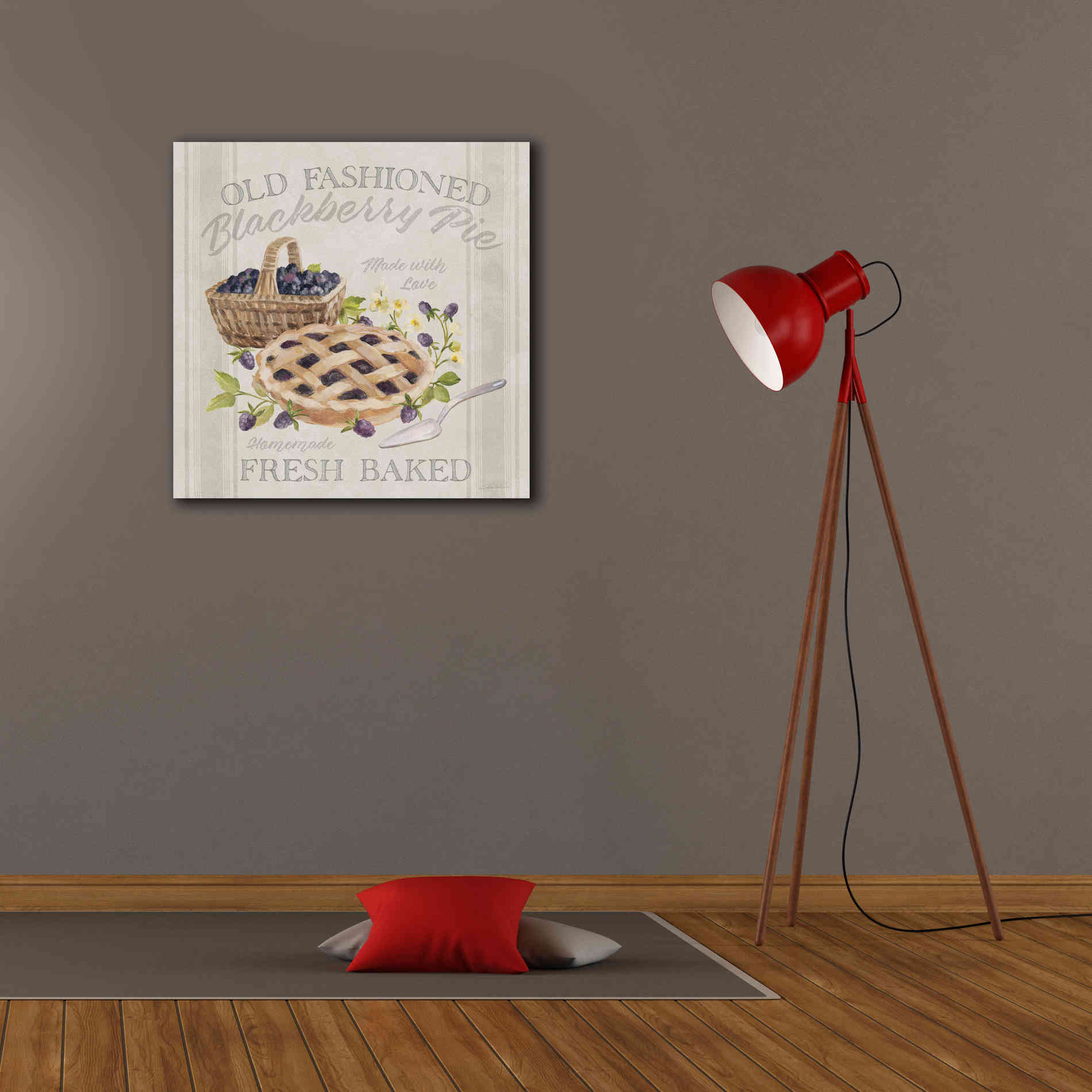 'Homemade Happiness V' by Silvia Vassileva, Canvas Wall Art,26 x 26