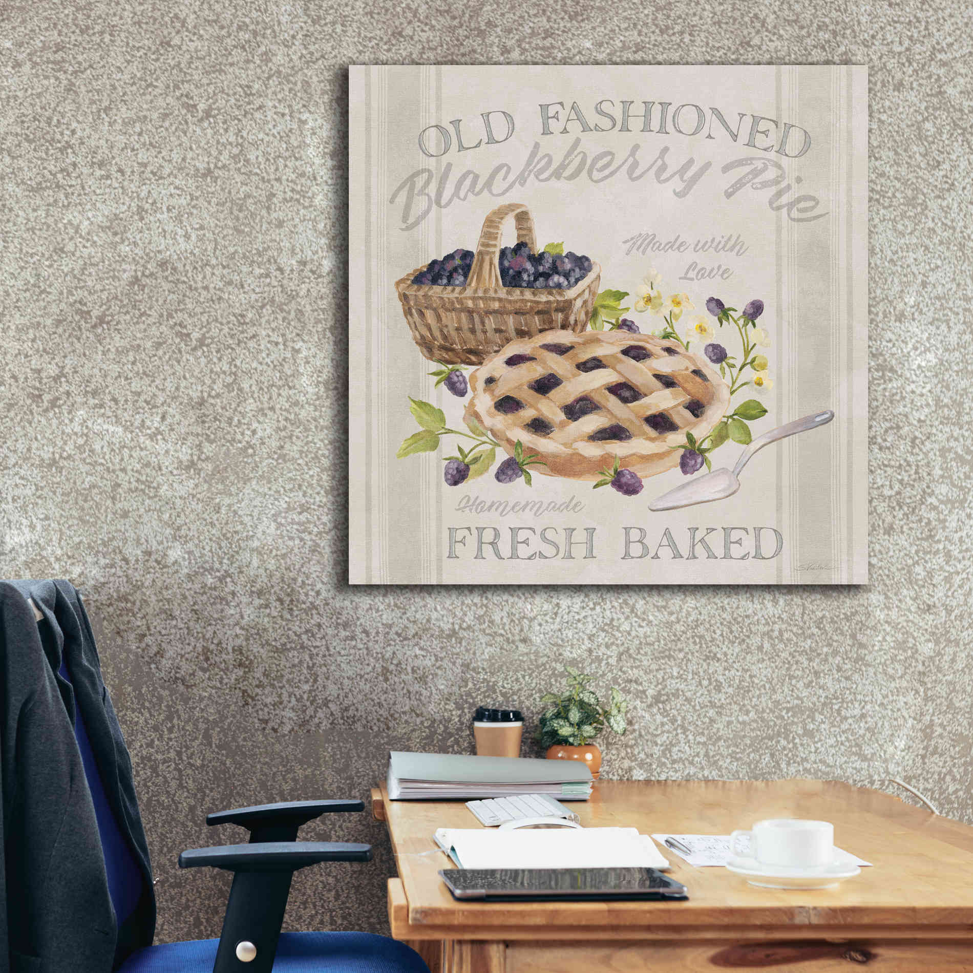 'Homemade Happiness V' by Silvia Vassileva, Canvas Wall Art,37 x 37