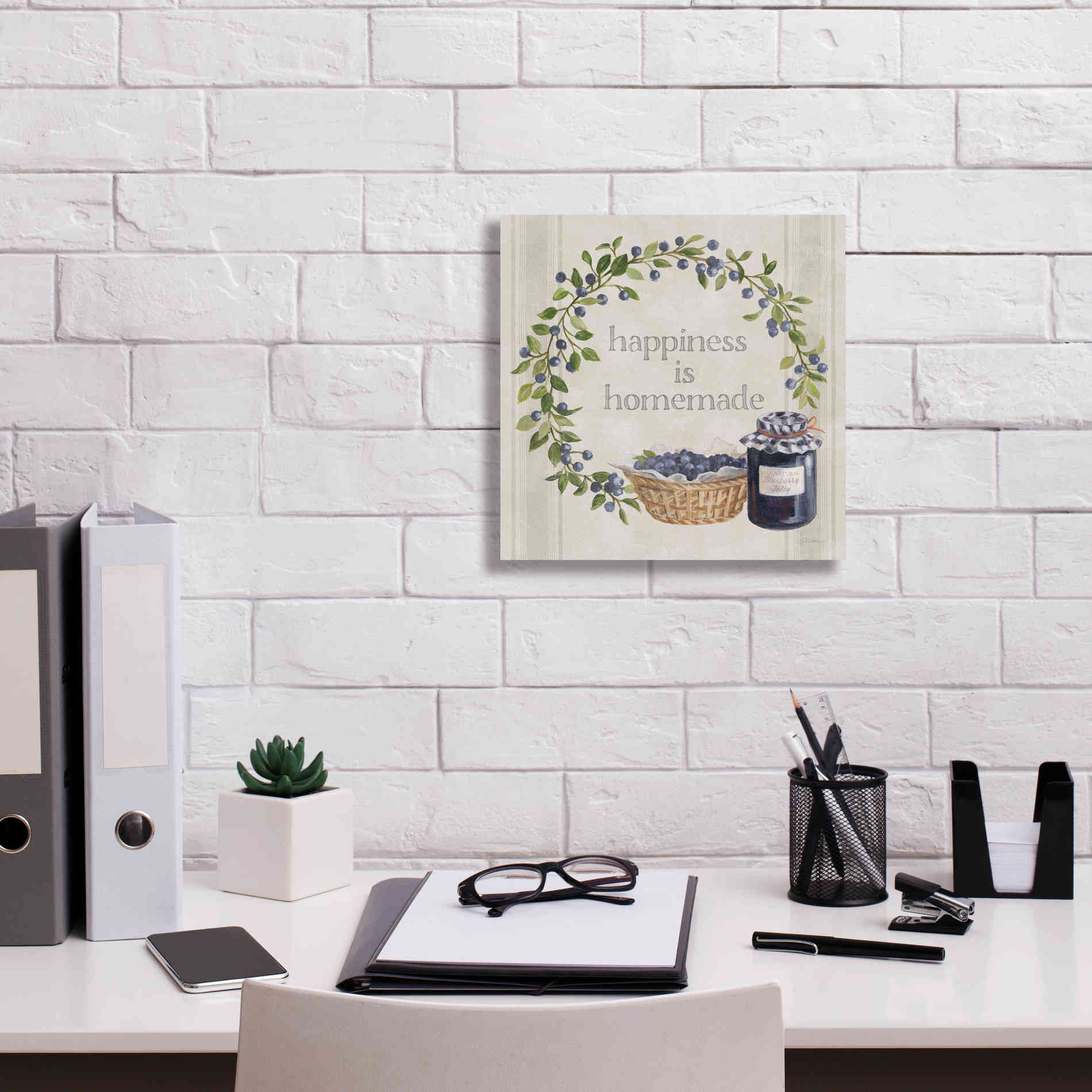 'Homemade Happiness VI' by Silvia Vassileva, Canvas Wall Art,12 x 12