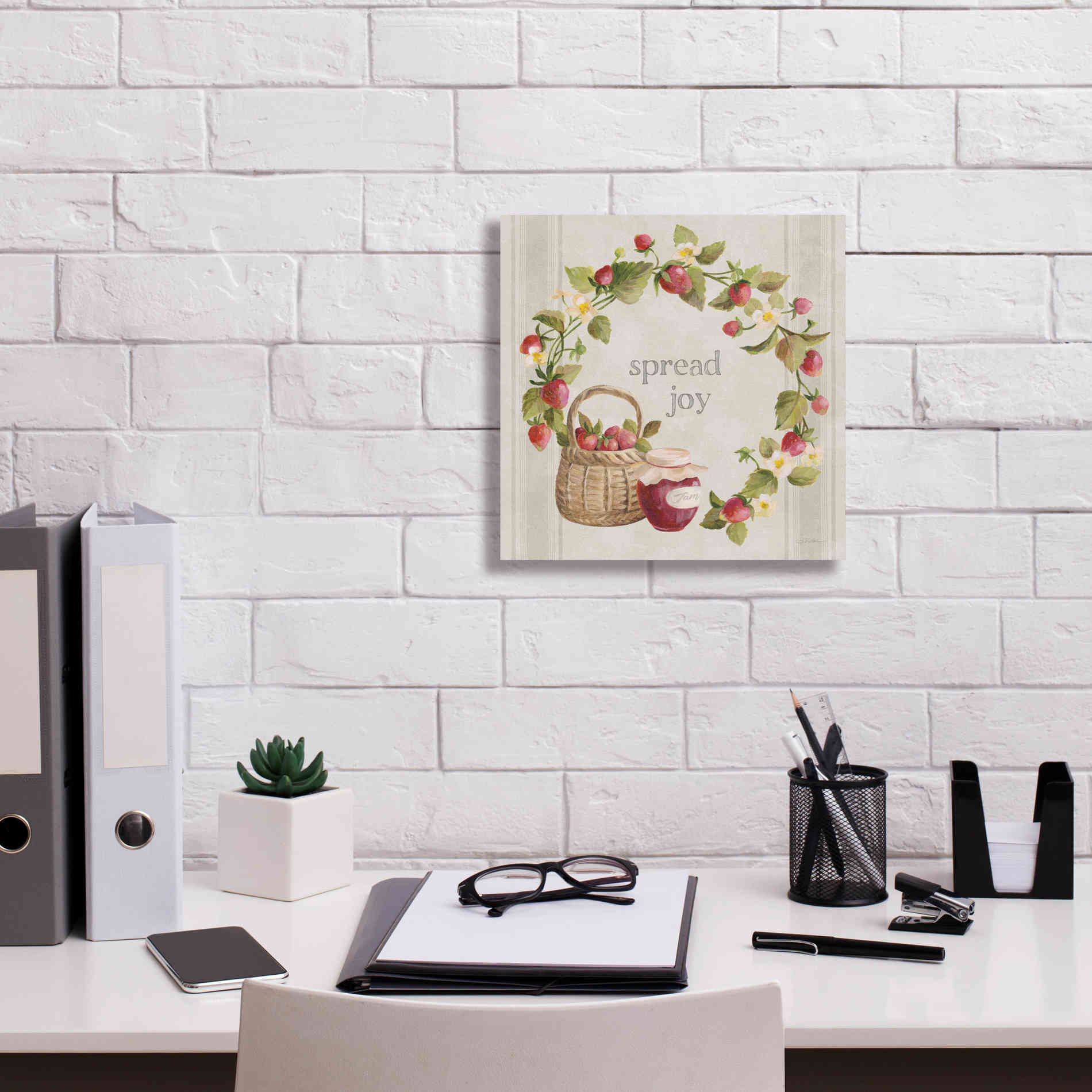 'Homemade Happiness VII' by Silvia Vassileva, Canvas Wall Art,12 x 12