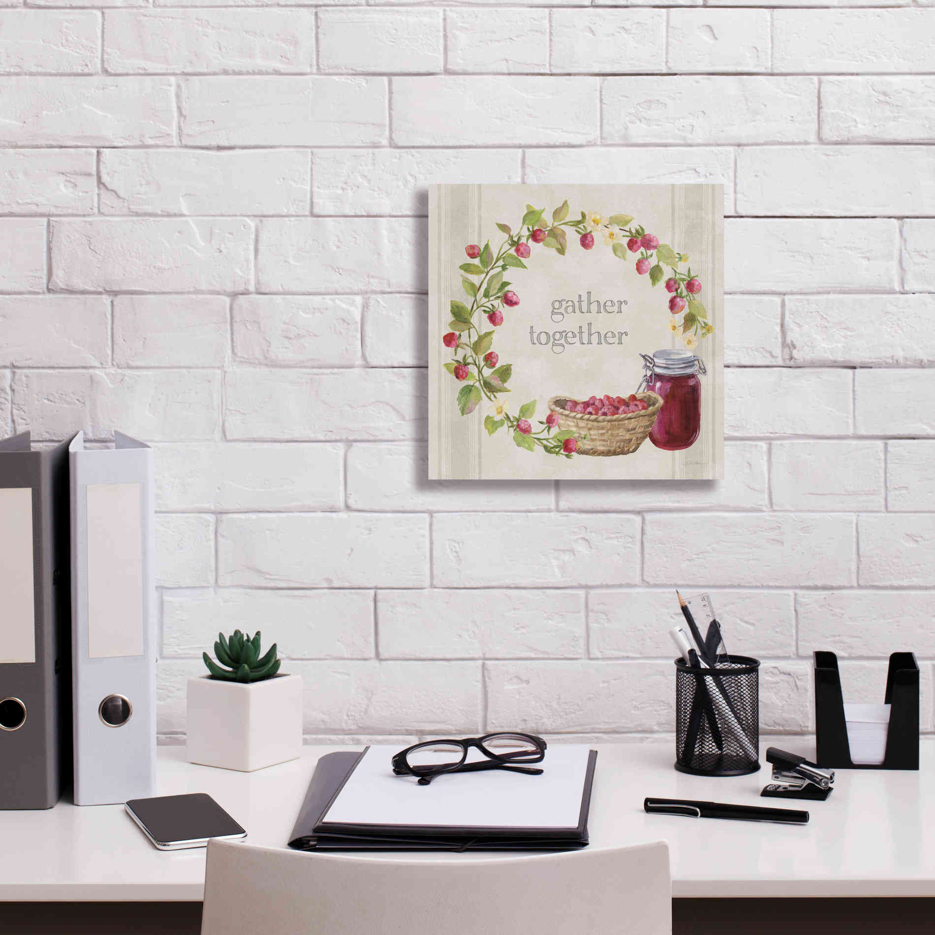 'Homemade Happiness VIII' by Silvia Vassileva, Canvas Wall Art,12 x 12