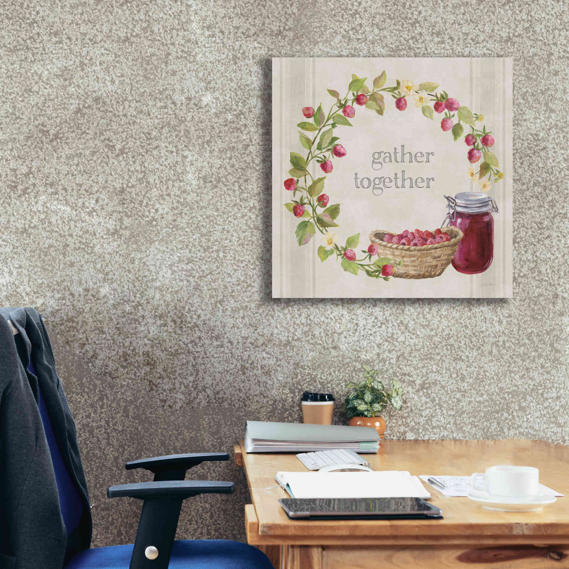 'Homemade Happiness VIII' by Silvia Vassileva, Canvas Wall Art,26 x 26