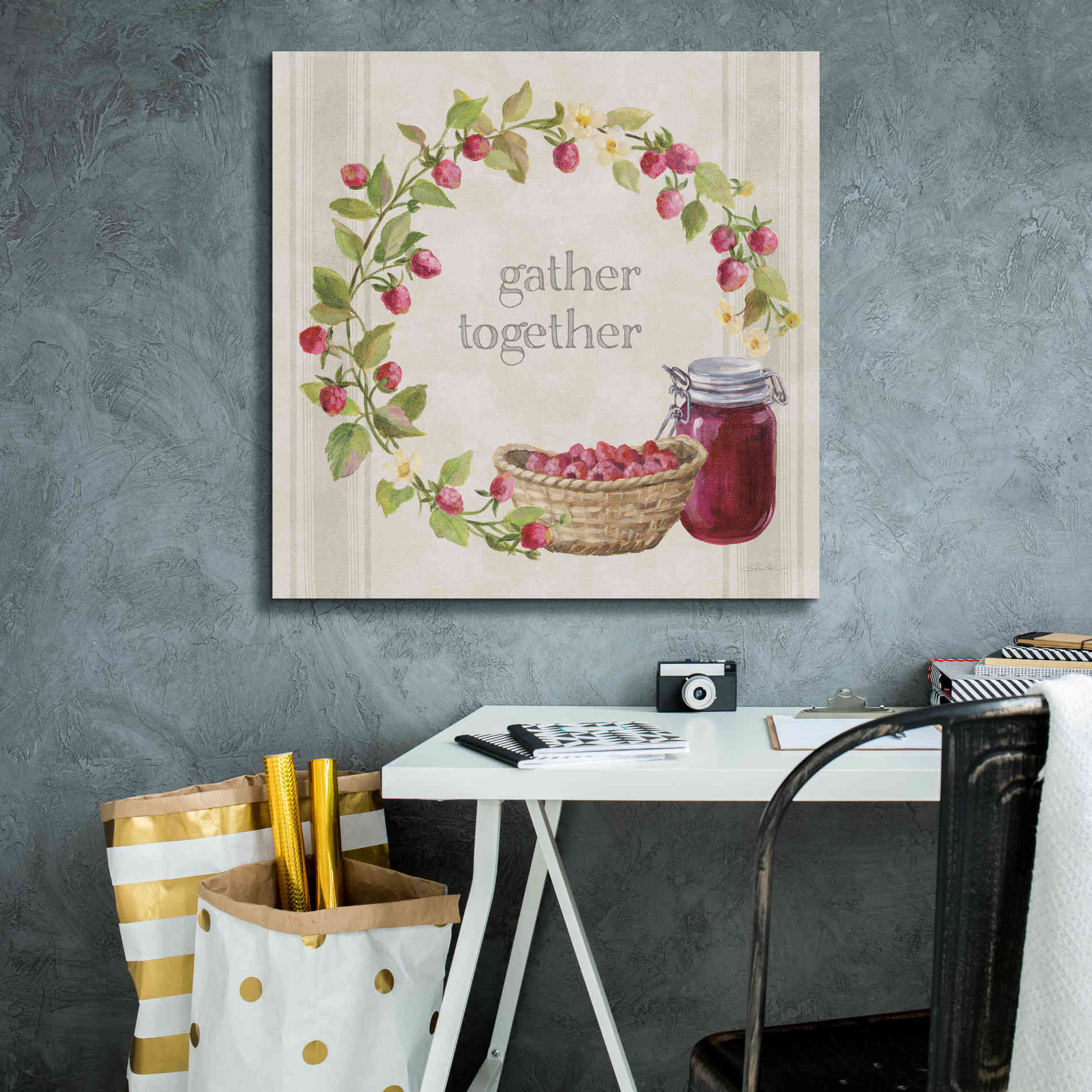 'Homemade Happiness VIII' by Silvia Vassileva, Canvas Wall Art,26 x 26